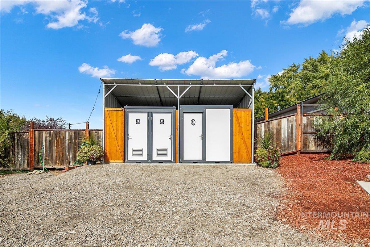 View of outbuilding