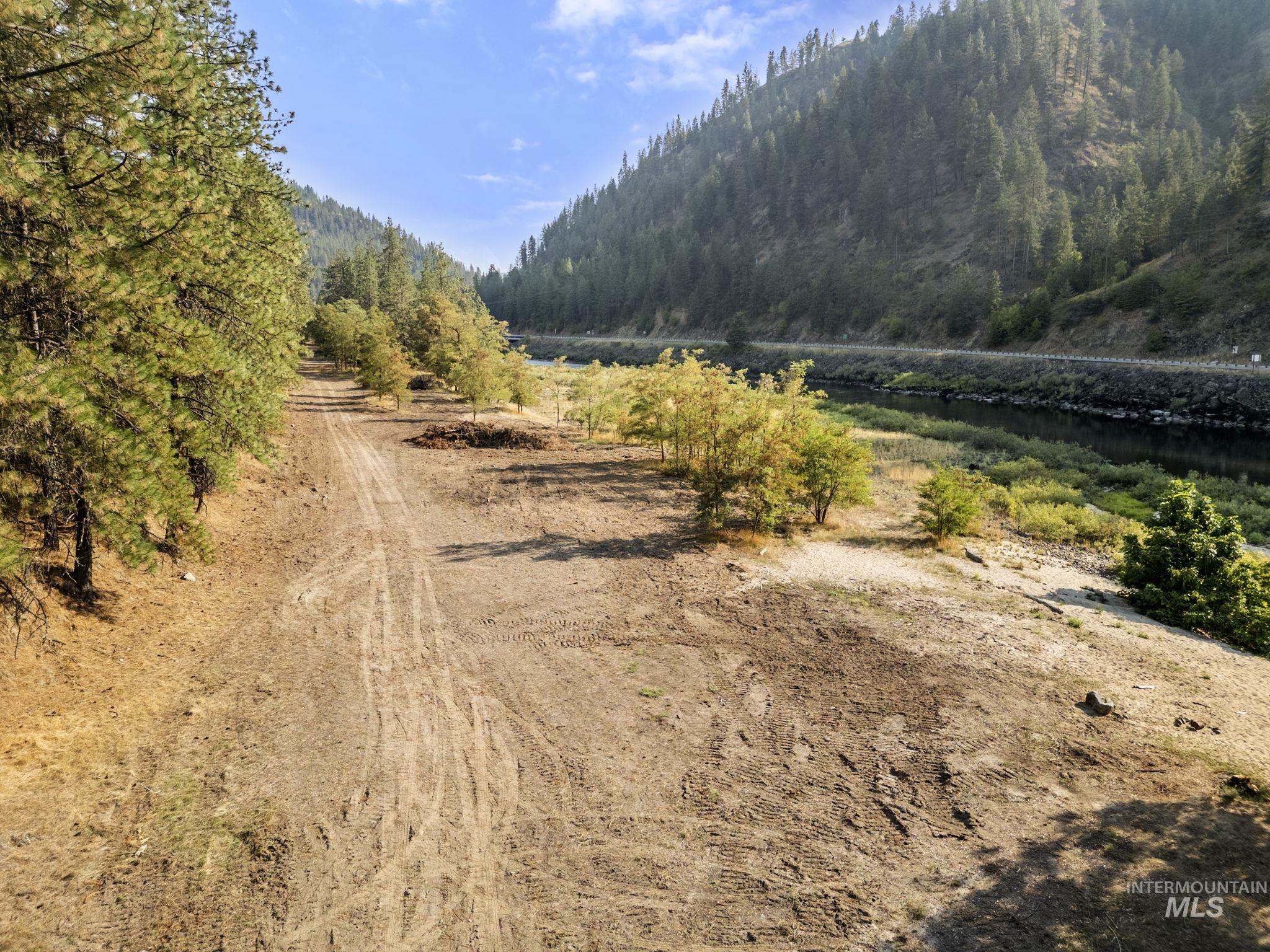 View of mountain background featuring a forest