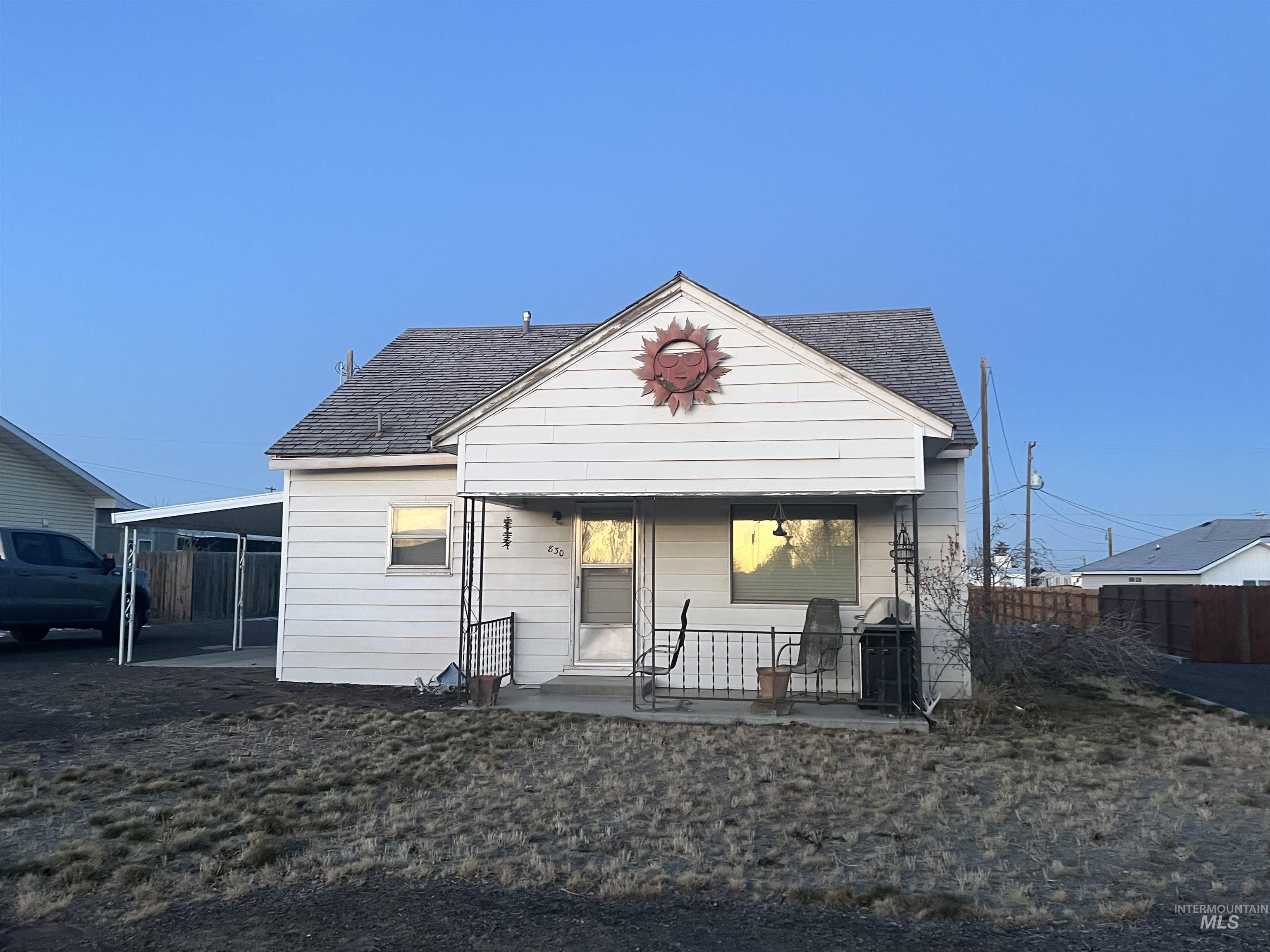 830 Adell St, Filer, Idaho 83328, 2 Bedrooms, 1 Bathroom, Residential For Sale, Price $200,000, 98964162