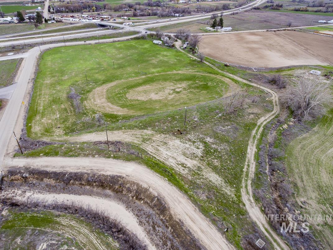 Aerial view of property's location