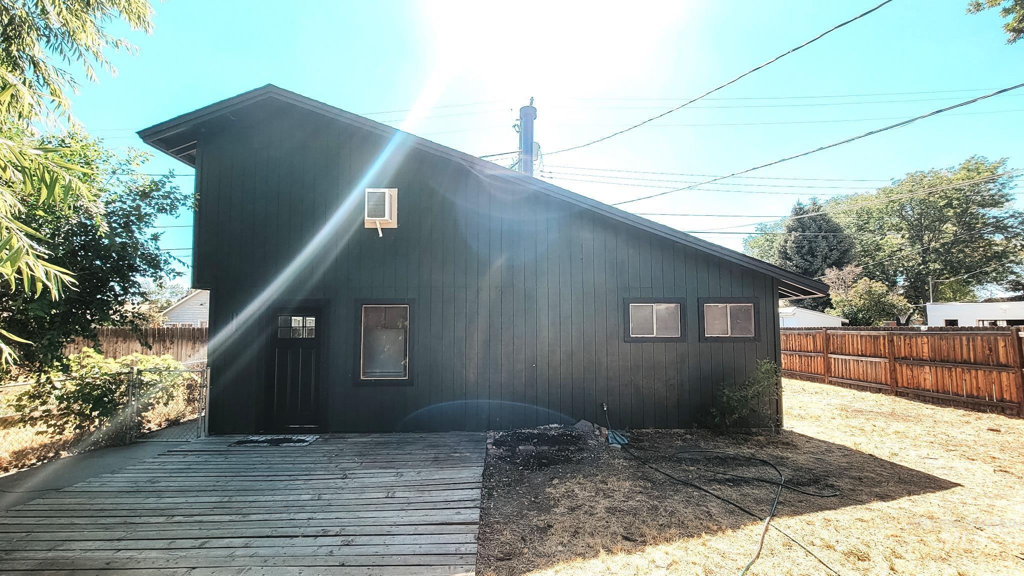 Unit C Front yard/deck