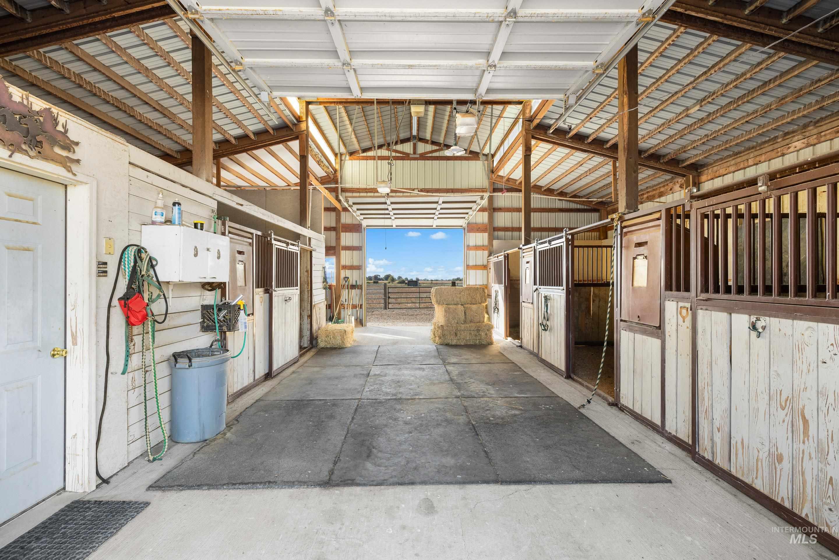 View of stable
