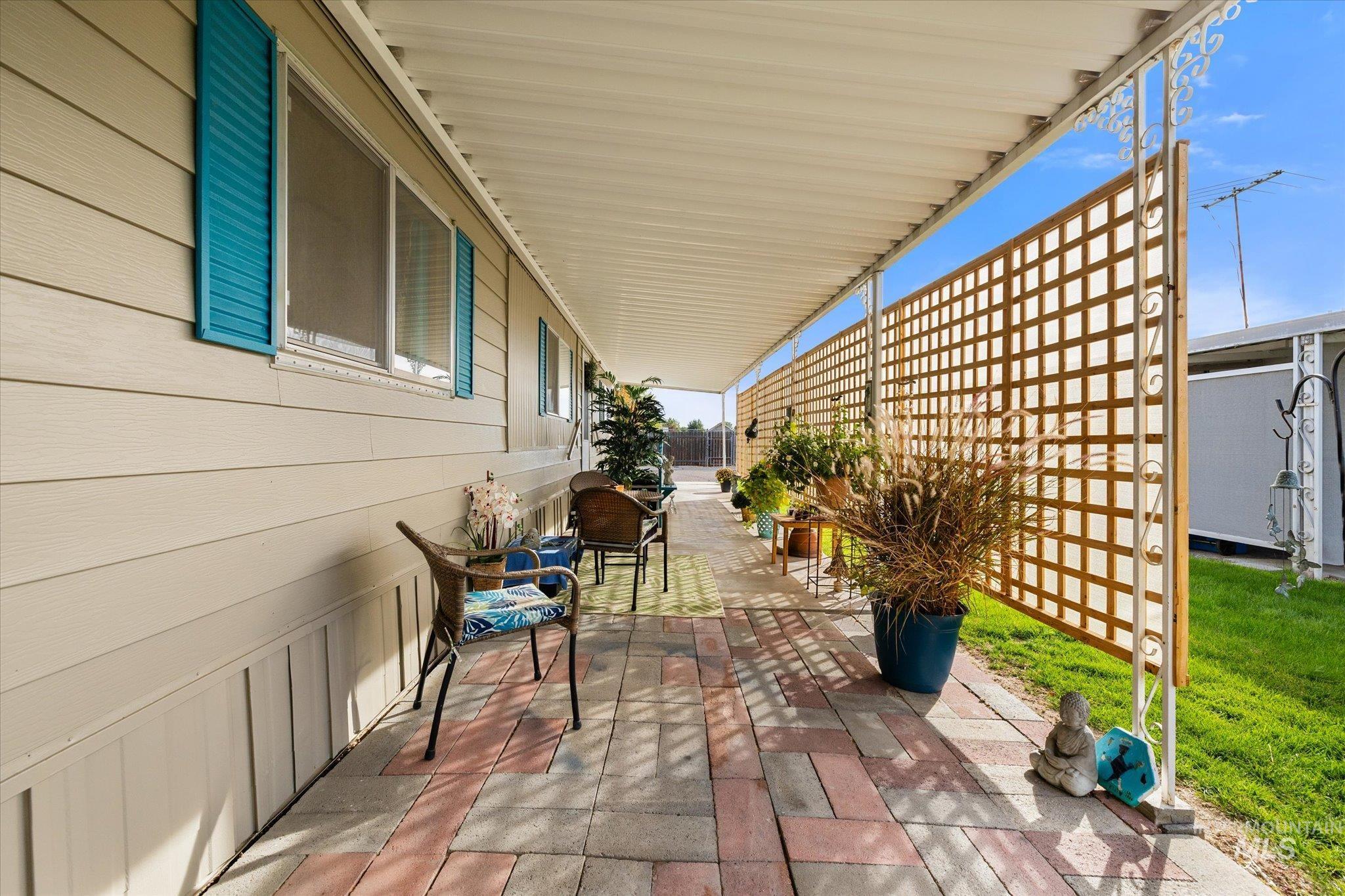 View of patio