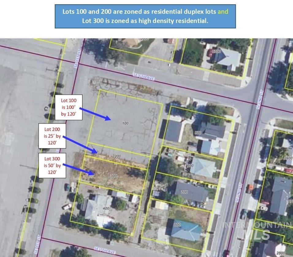 Aerial view of property's location