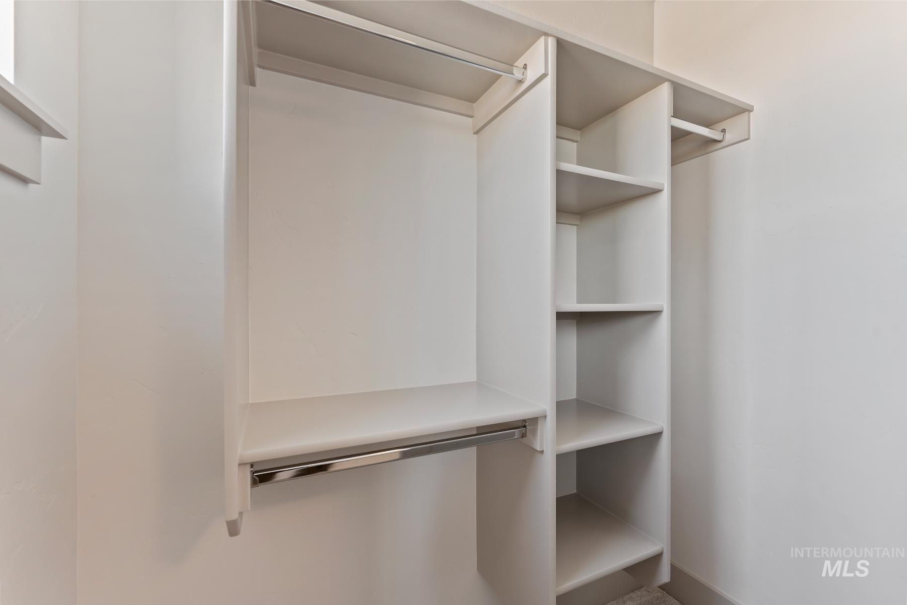 View of spacious closet