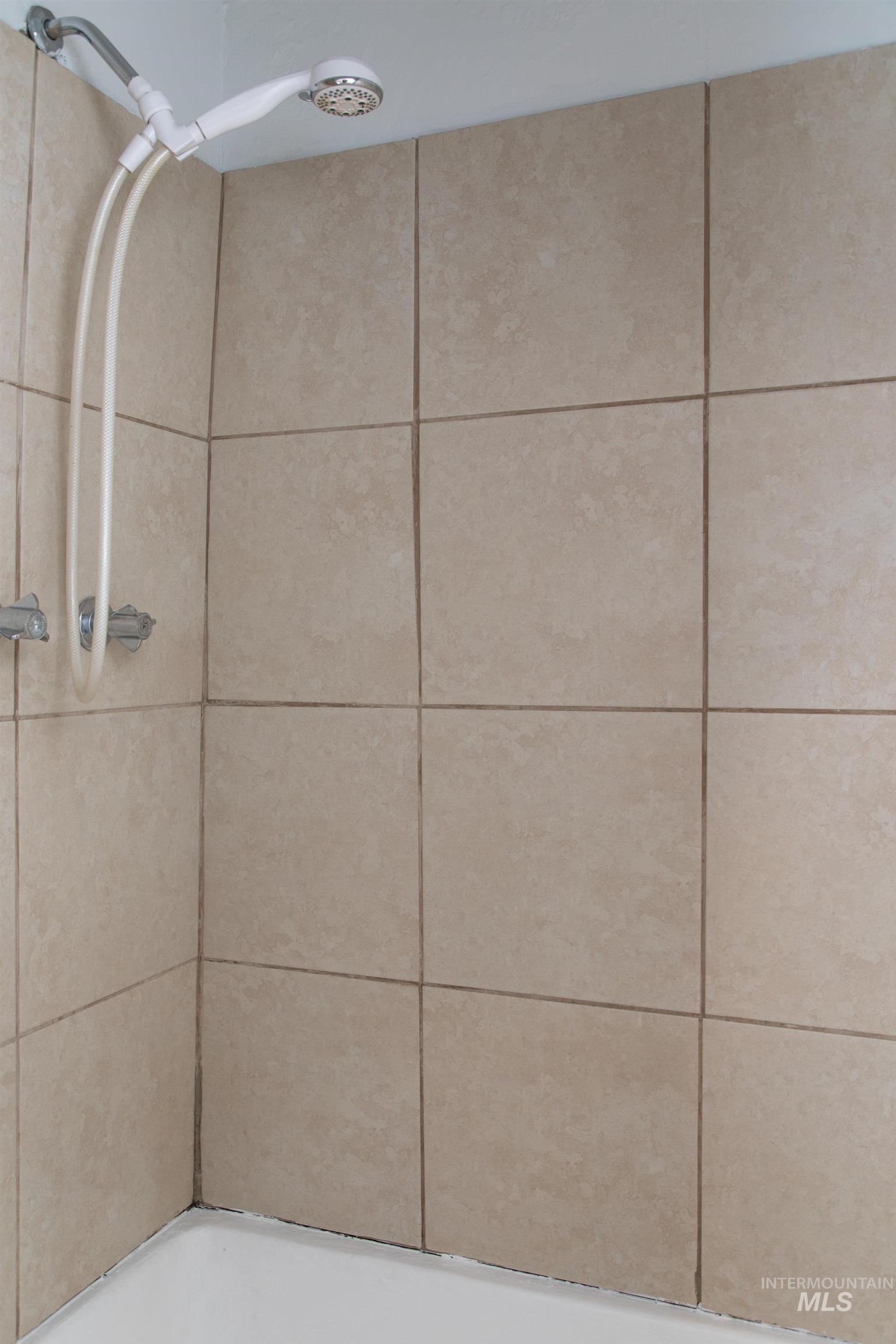 Full bathroom with washtub / shower combination