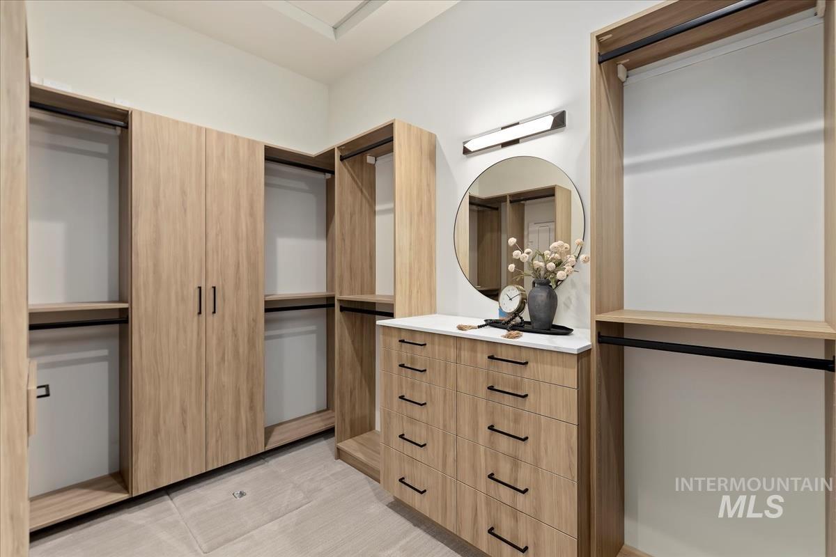 Custom walk-in closet