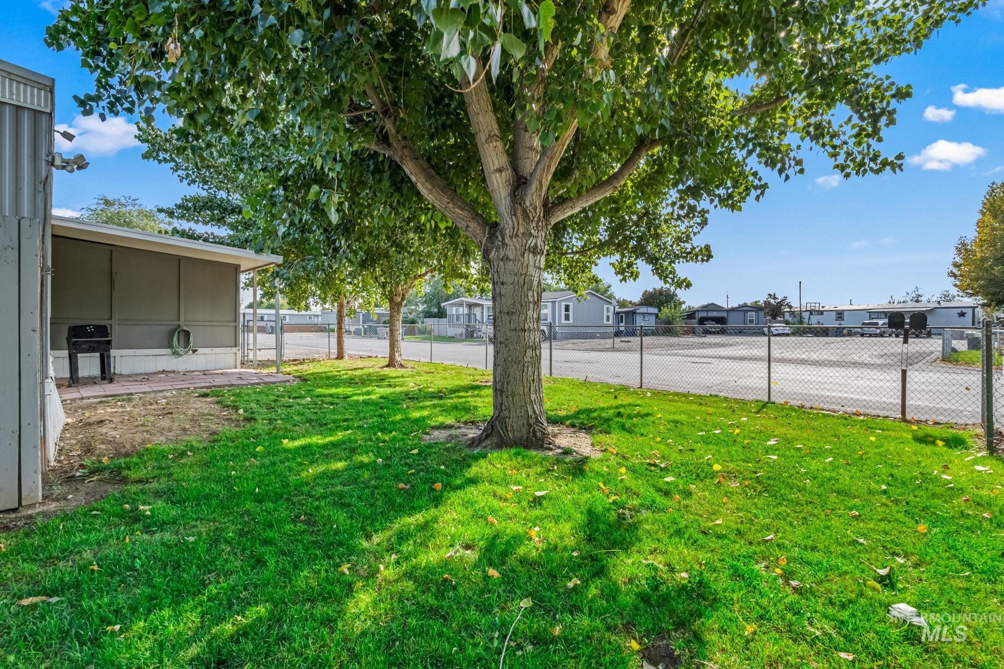 View of yard featuring a residential view