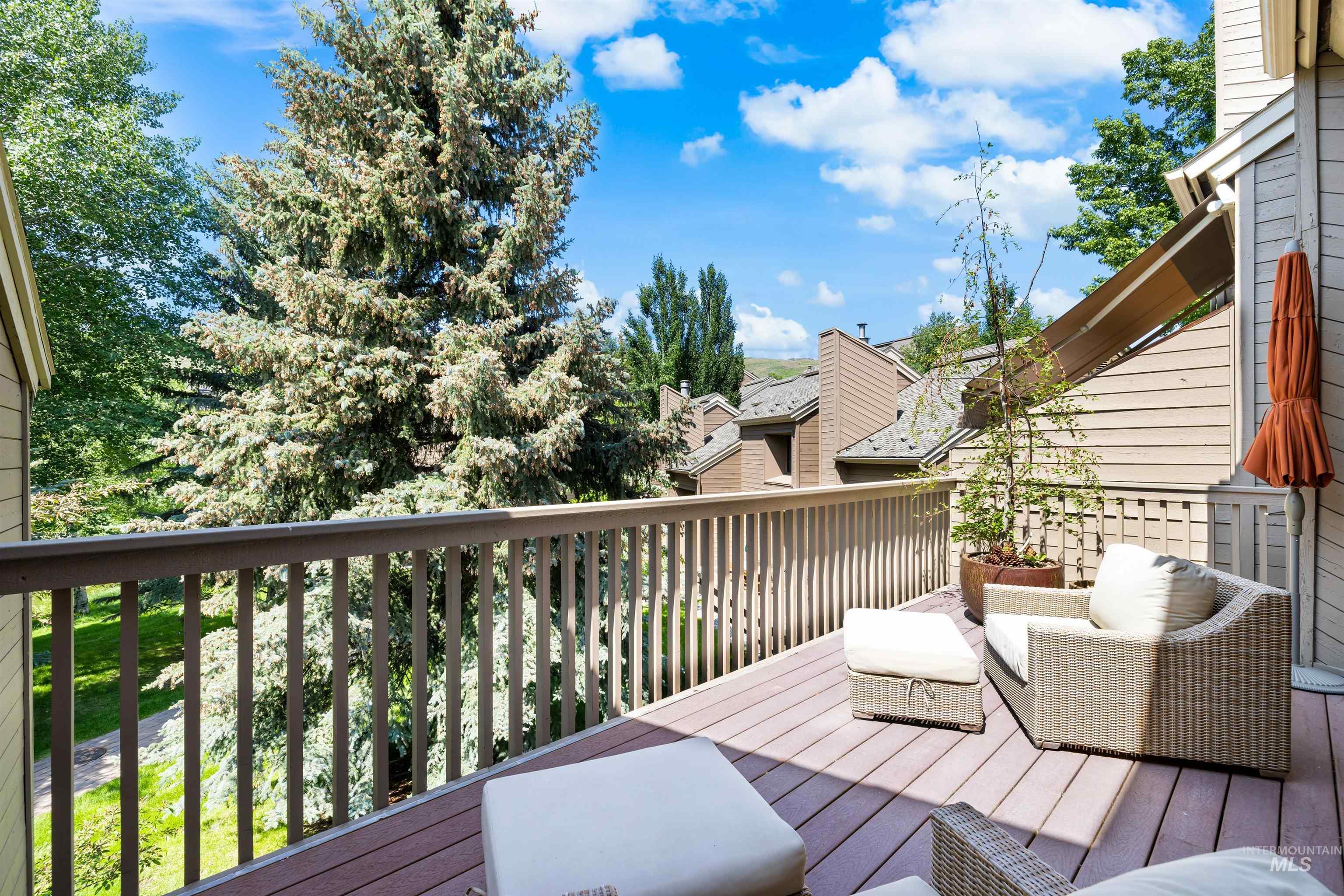 View of deck