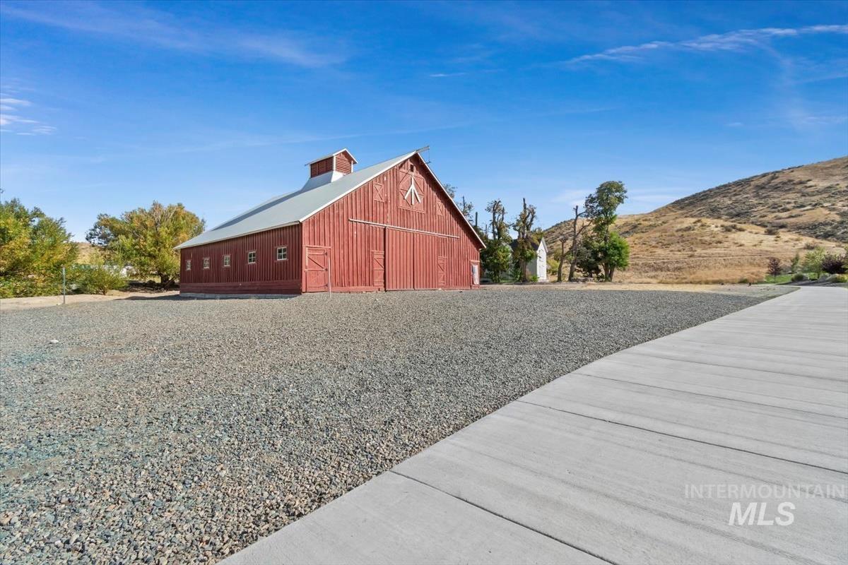 View of barn