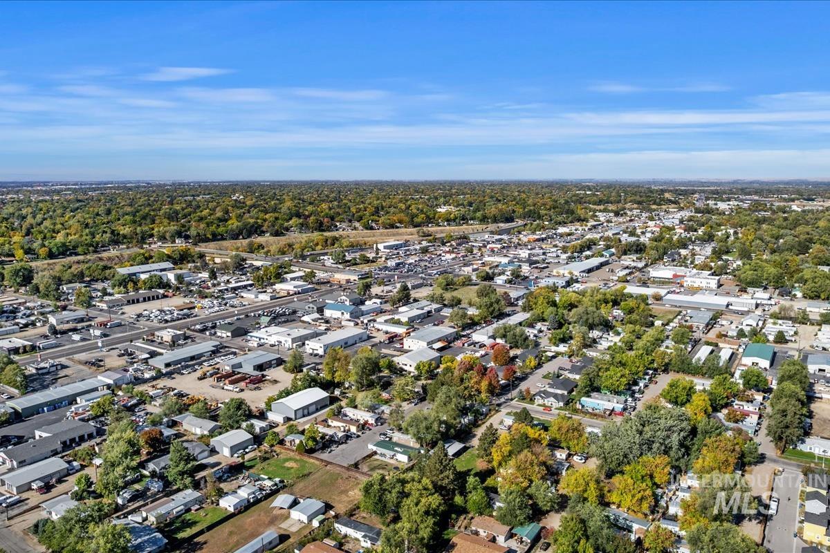 Aerial view of property's location