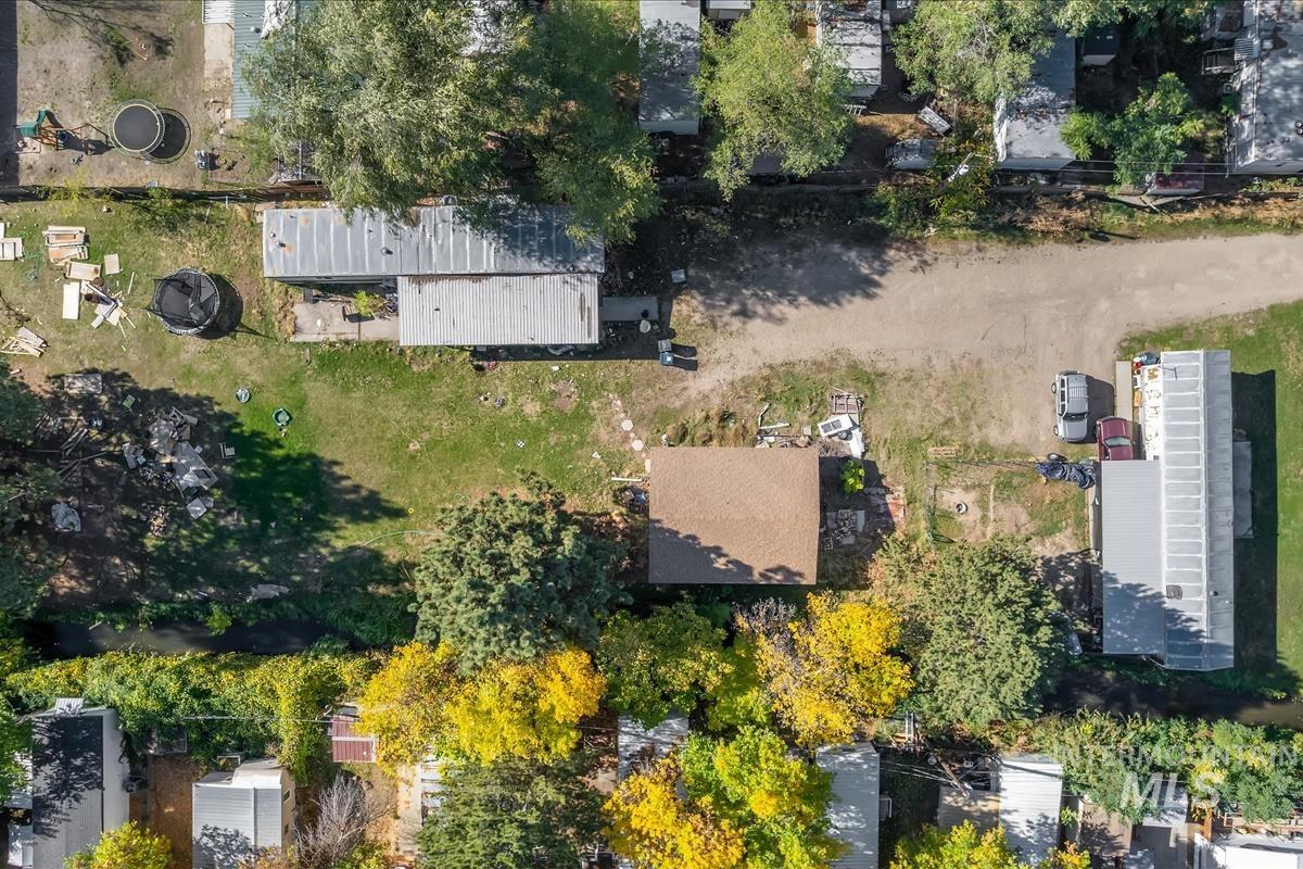 Aerial view of property's location