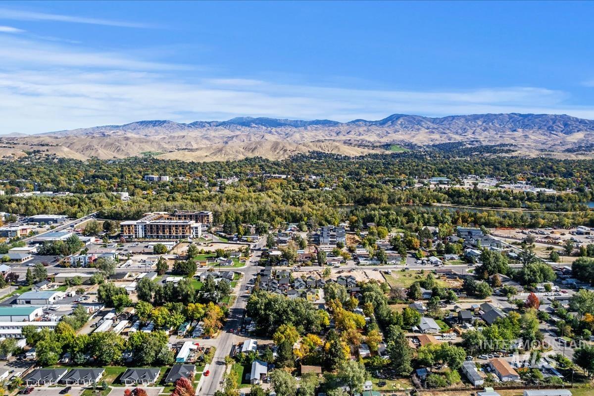 Bird's eye view of mountains