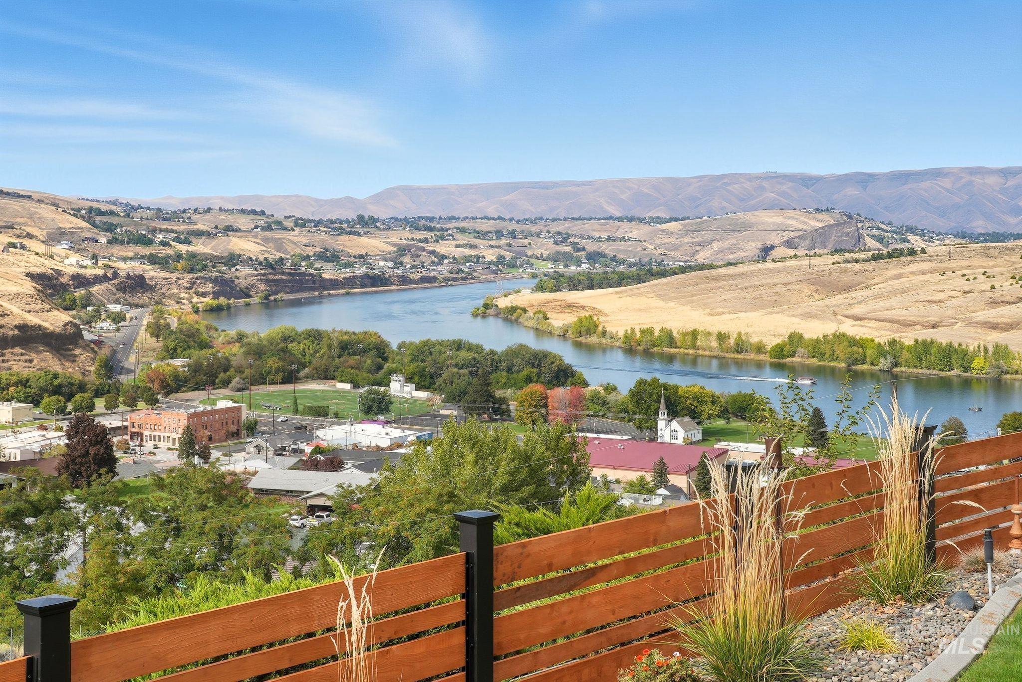 Water view with a mountain backdrop