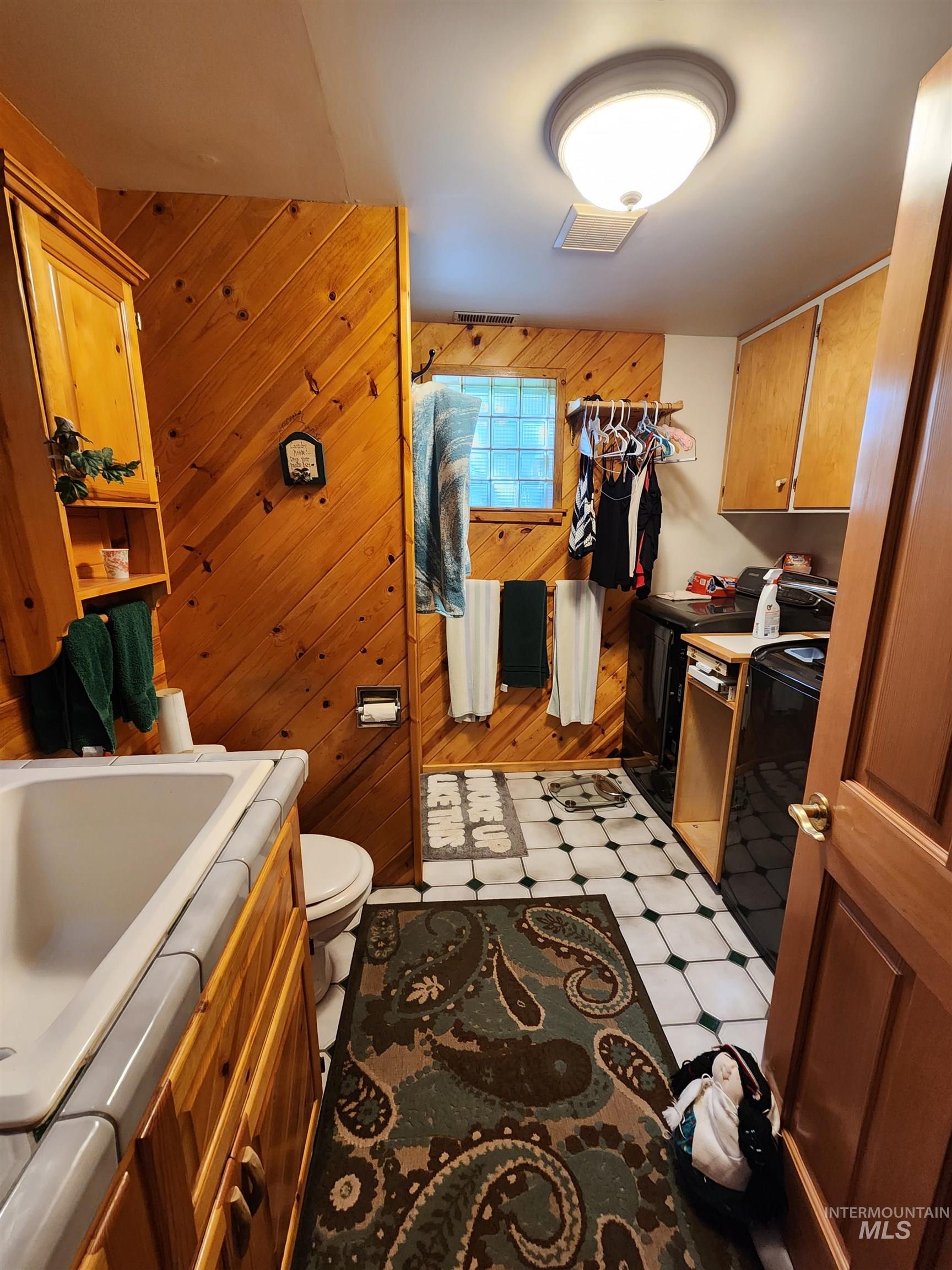 Utility in bathroom