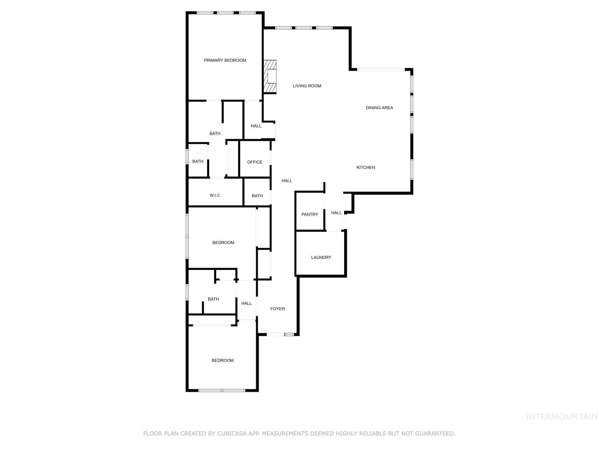 View of floor plan / room layout