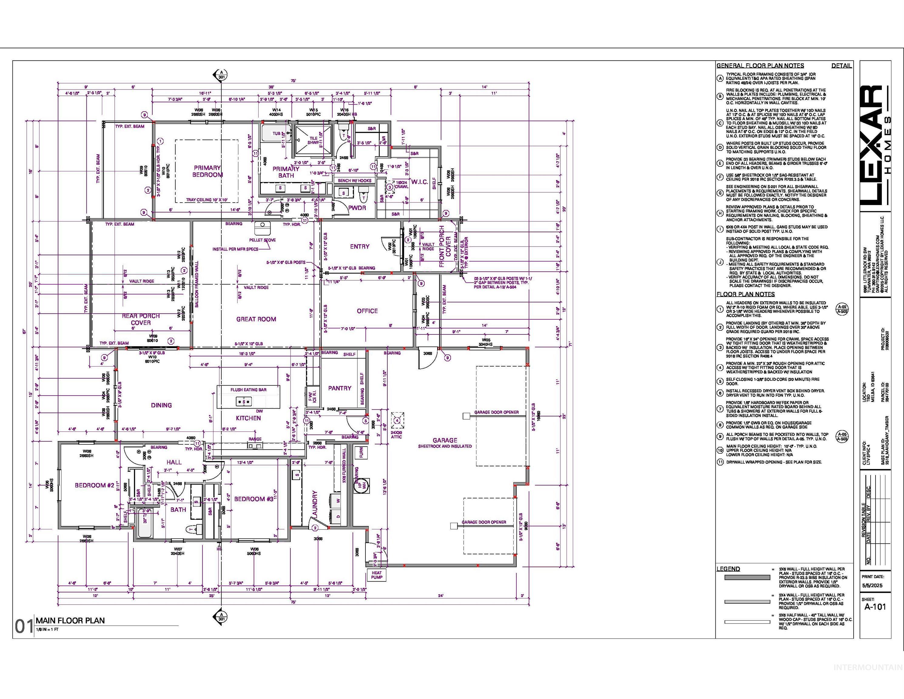 View of room layout