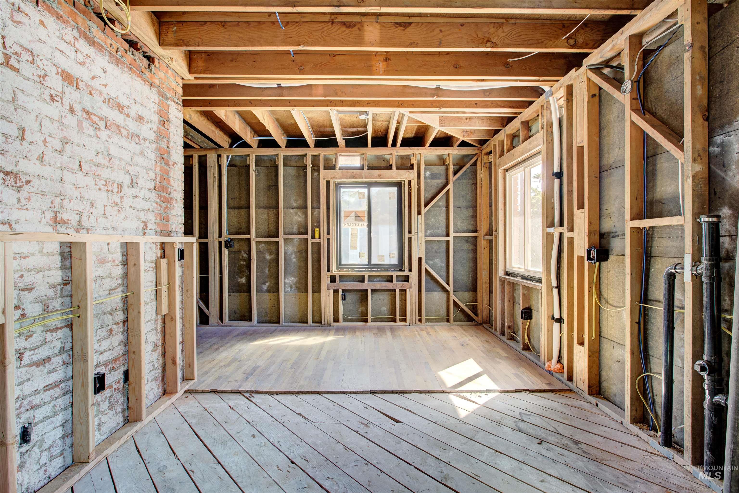 Misc room featuring hardwood / wood-style flooring