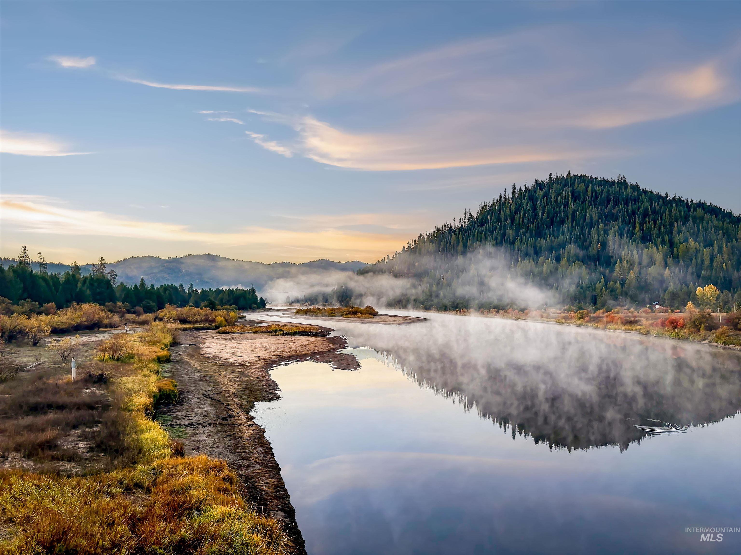 Water view featuring a mountain backdrop