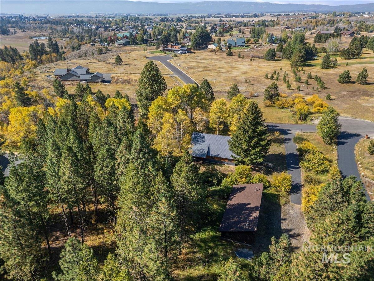 Aerial overview of property's location