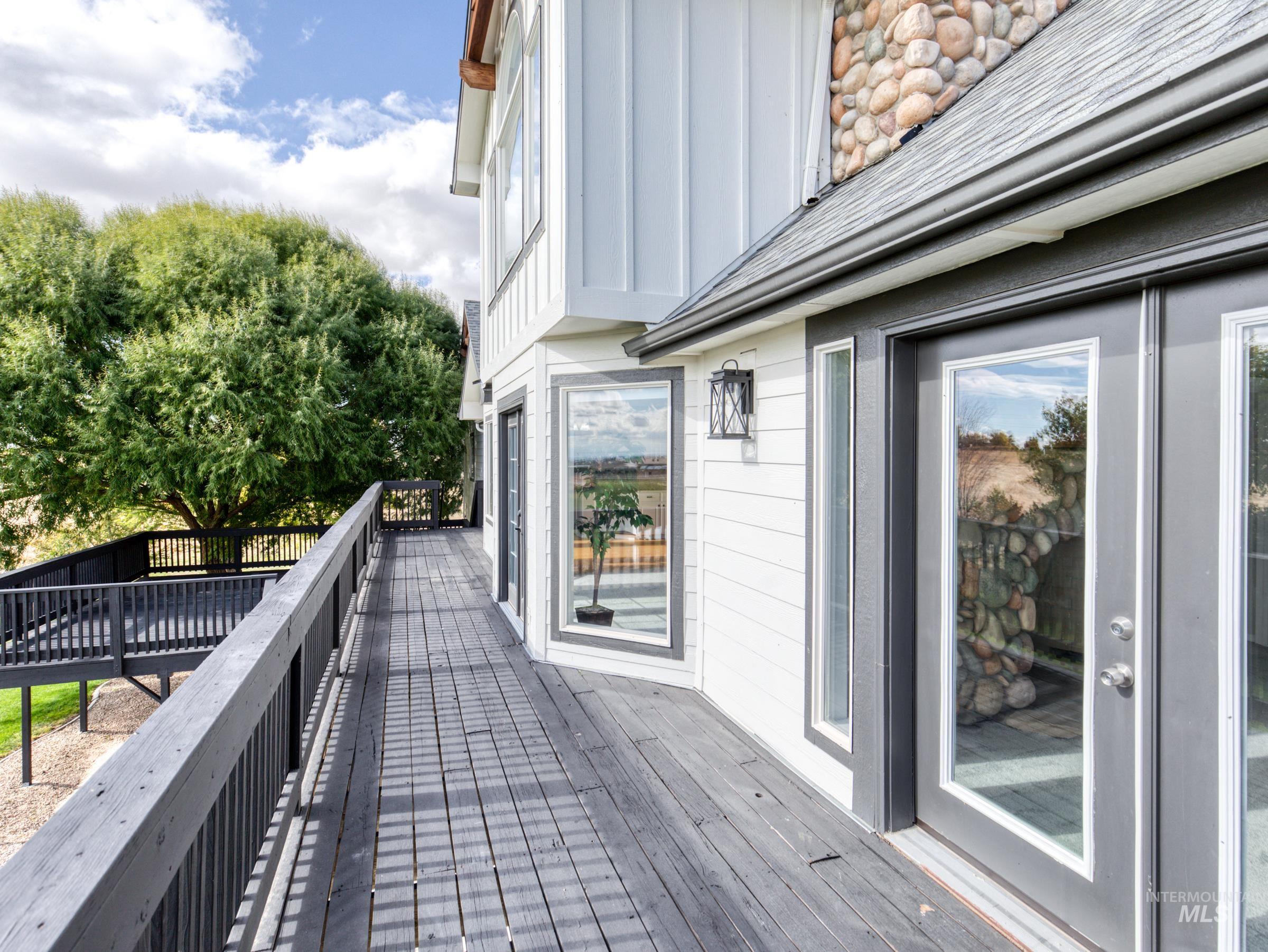 View of deck