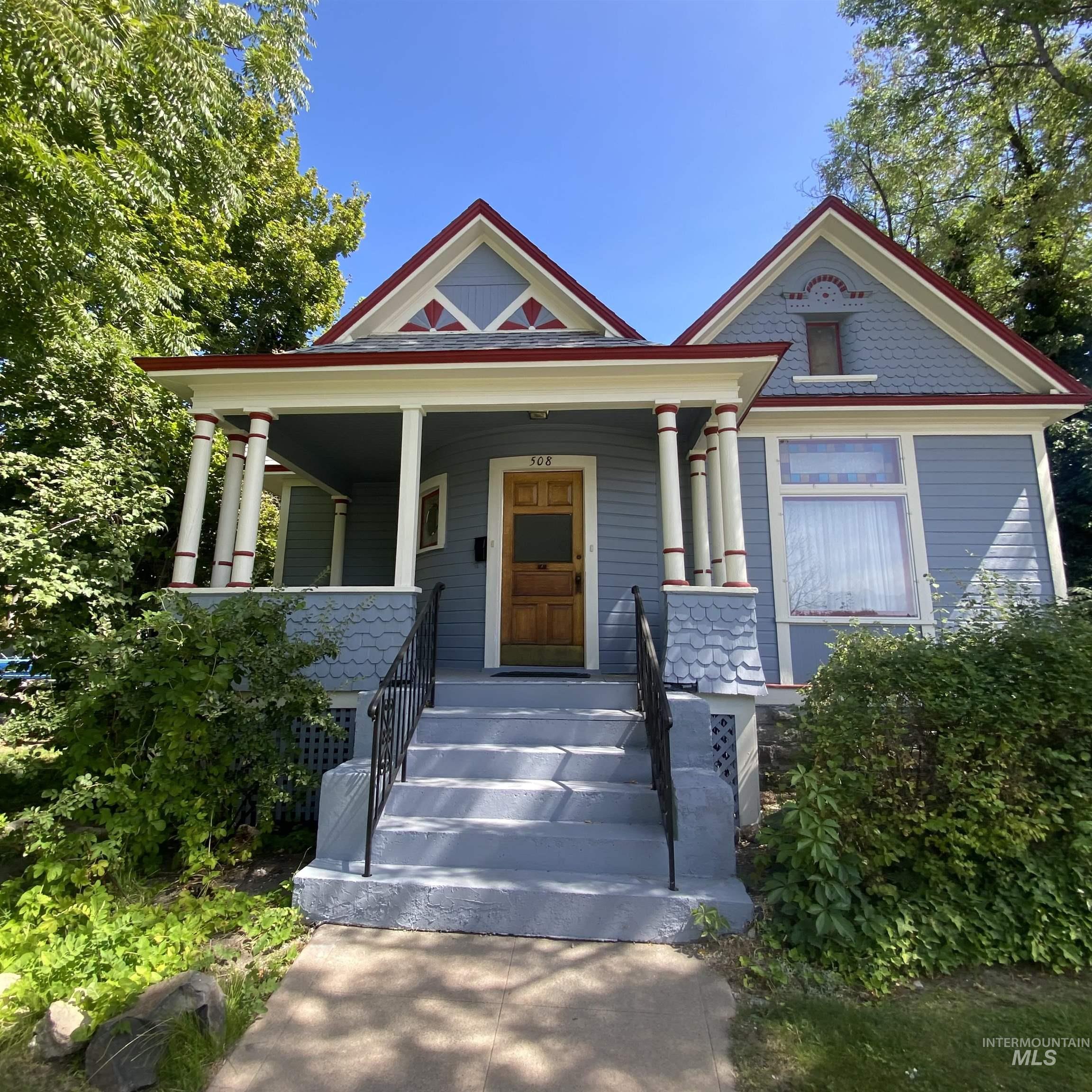 Victorian house with covered porch