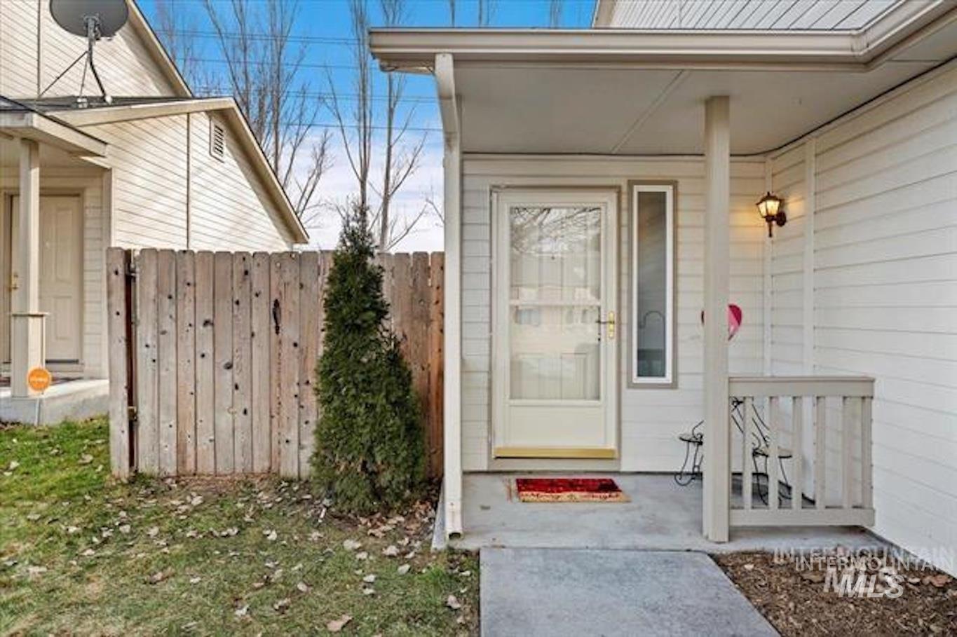 Doorway to property