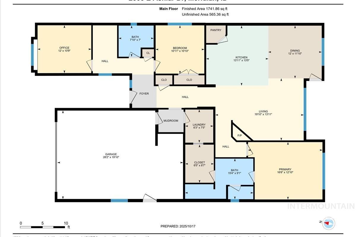 View of floor plan / room layout