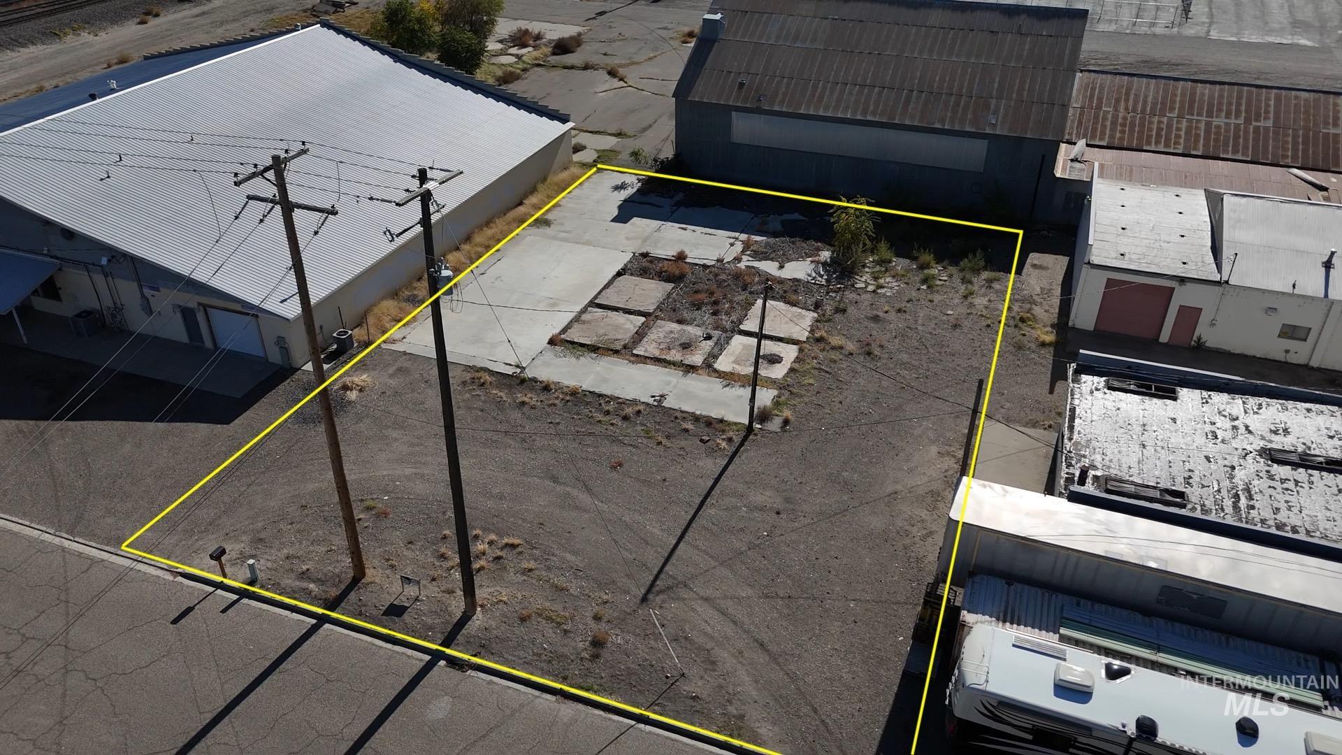 View of property location with property parcel outlined
