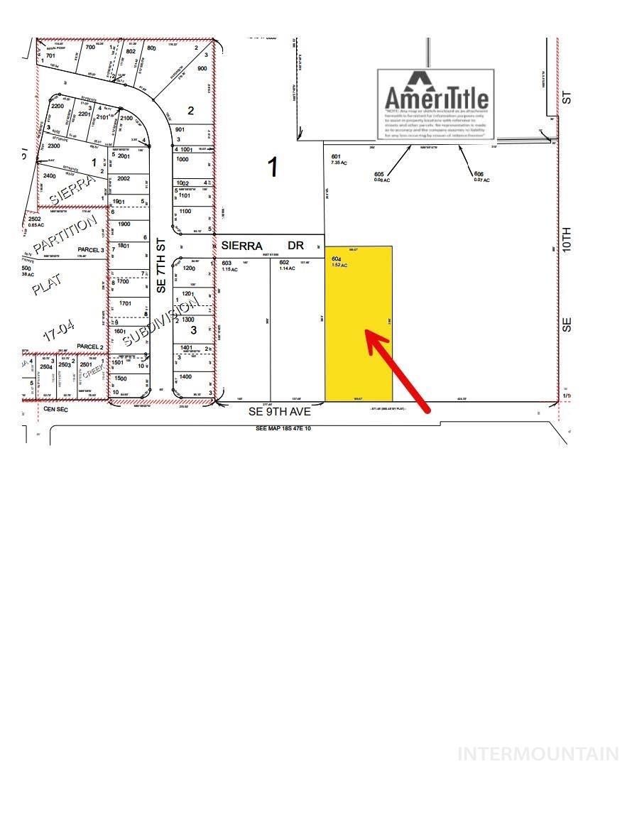 Parcel map