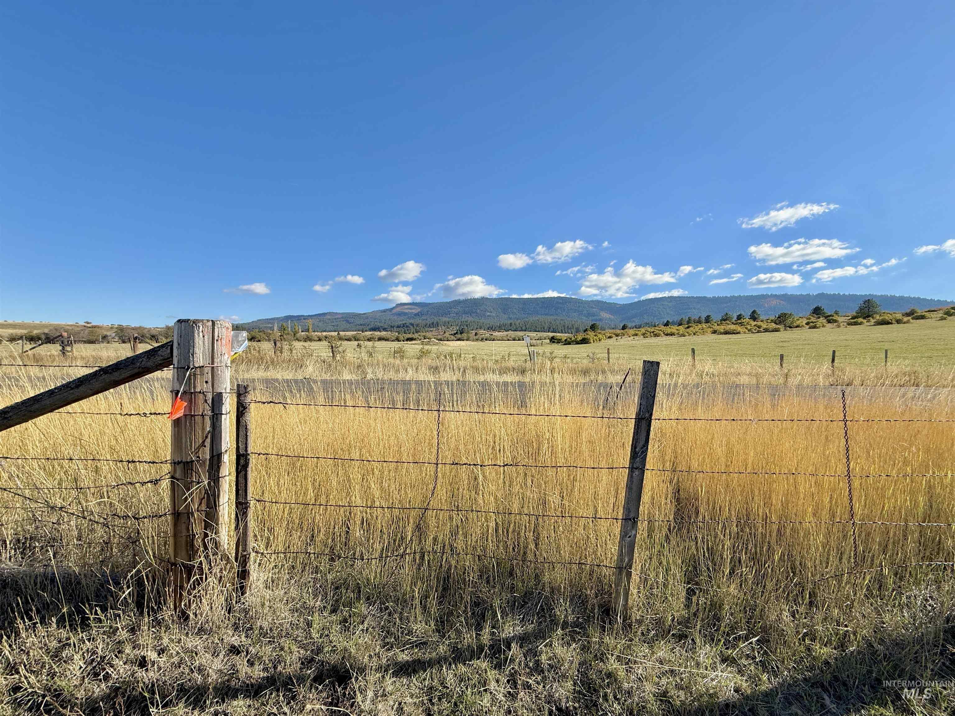 View of yard featuring a view of countryside and a mountain view