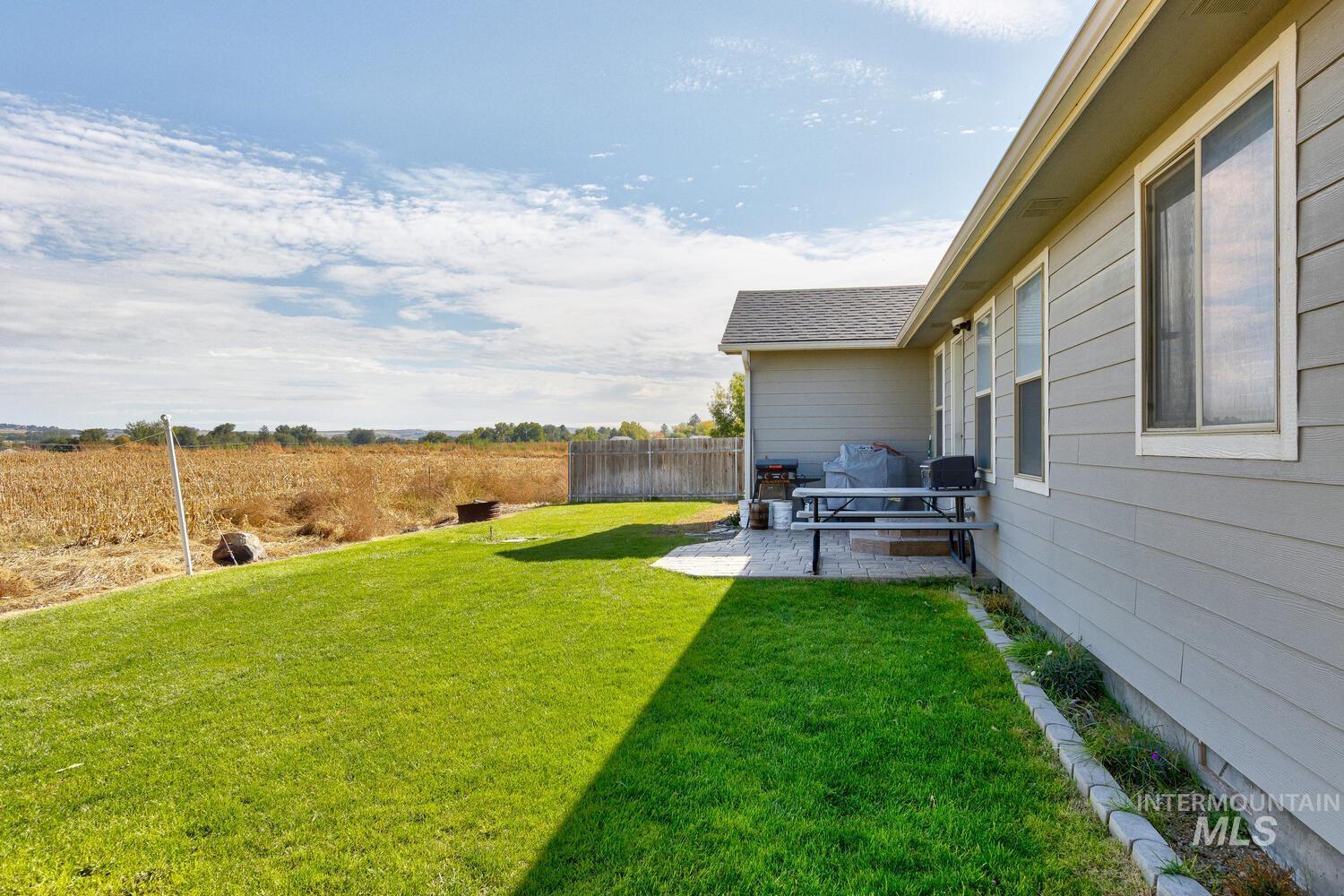 View of yard featuring a patio