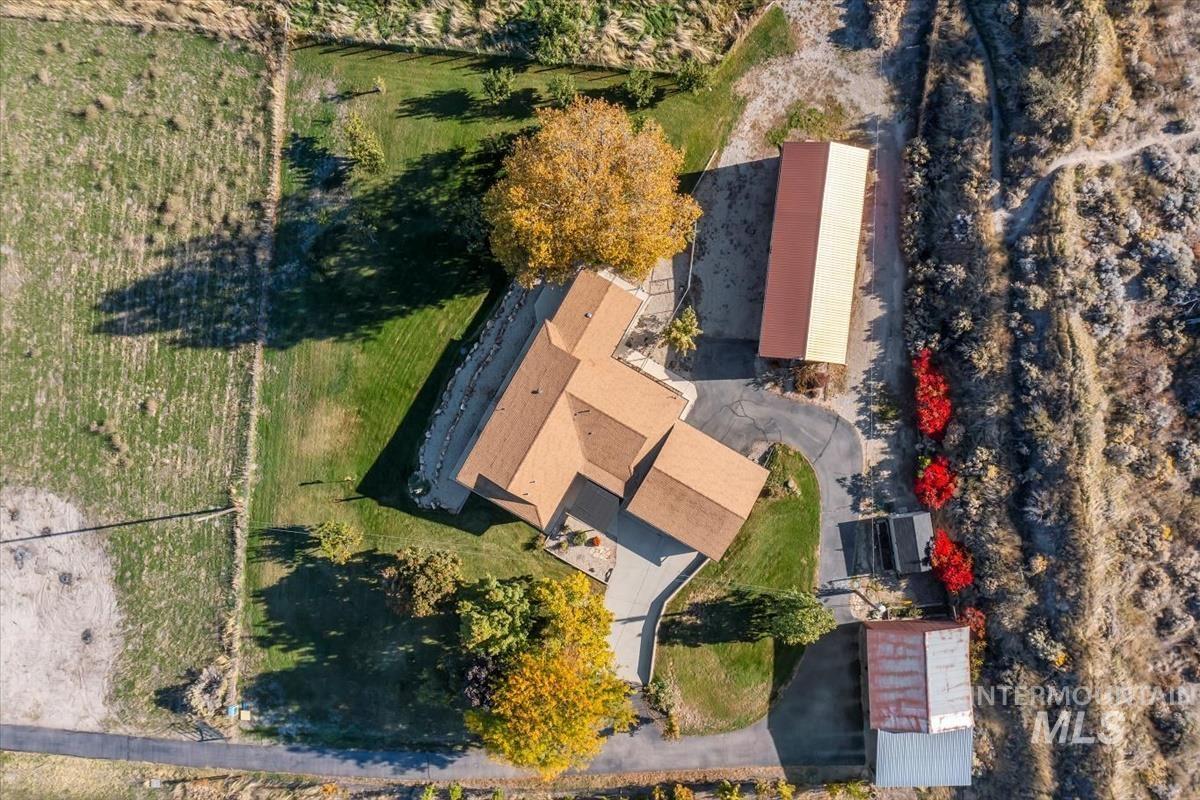 Aerial view of property's location