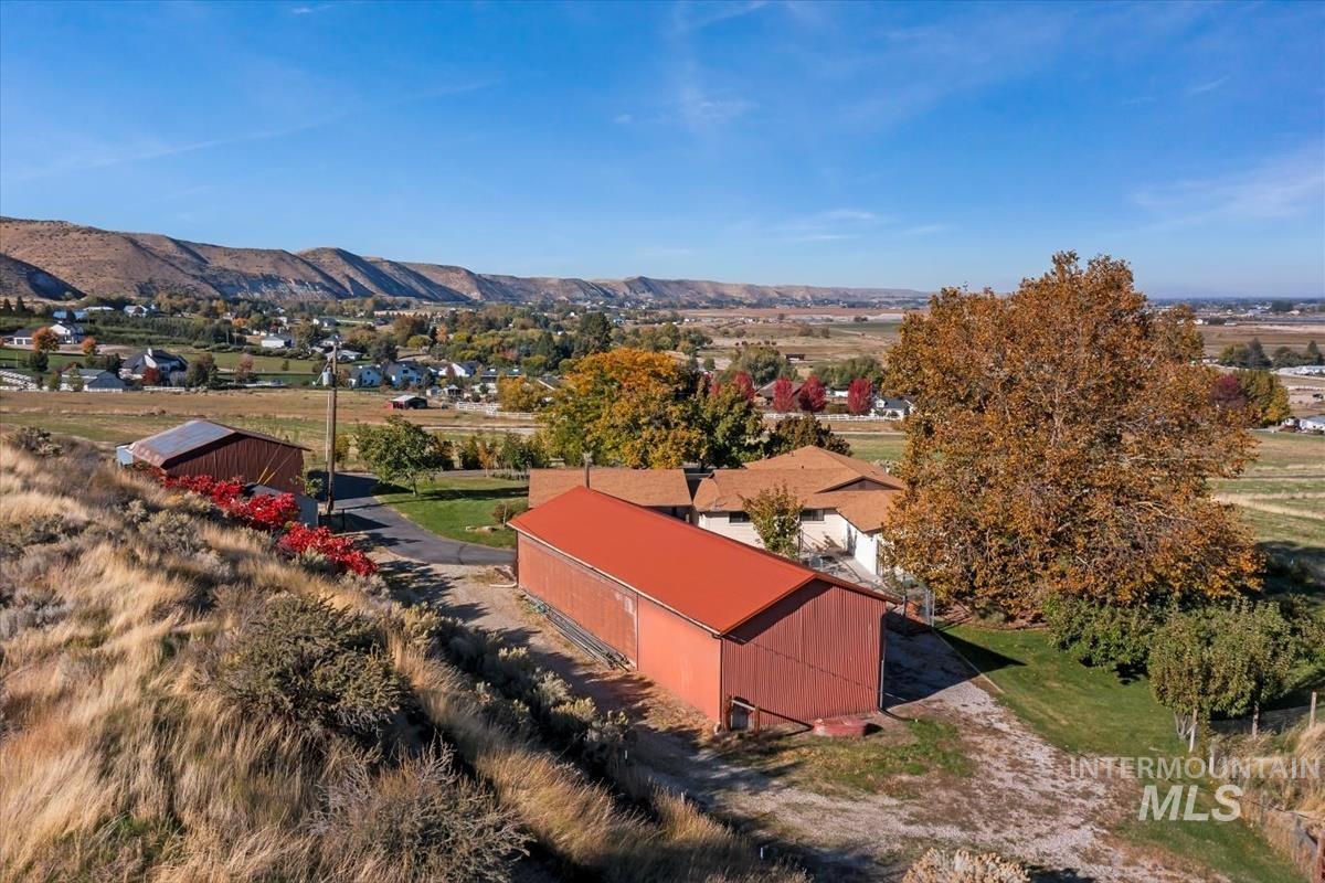 View of rural area featuring a mountain backdrop