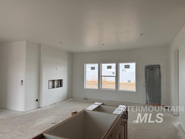 View of unfurnished living room