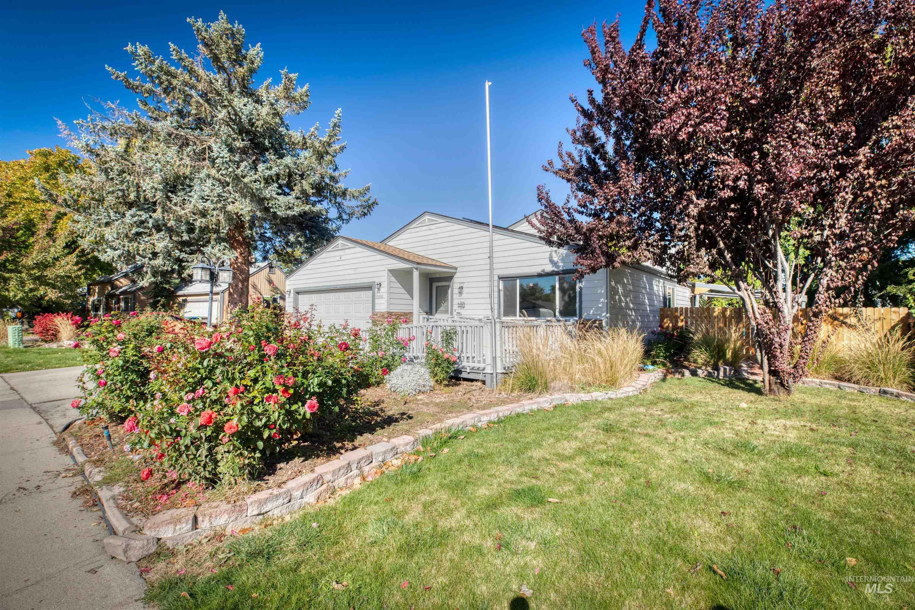 View of front of house featuring an attached garage