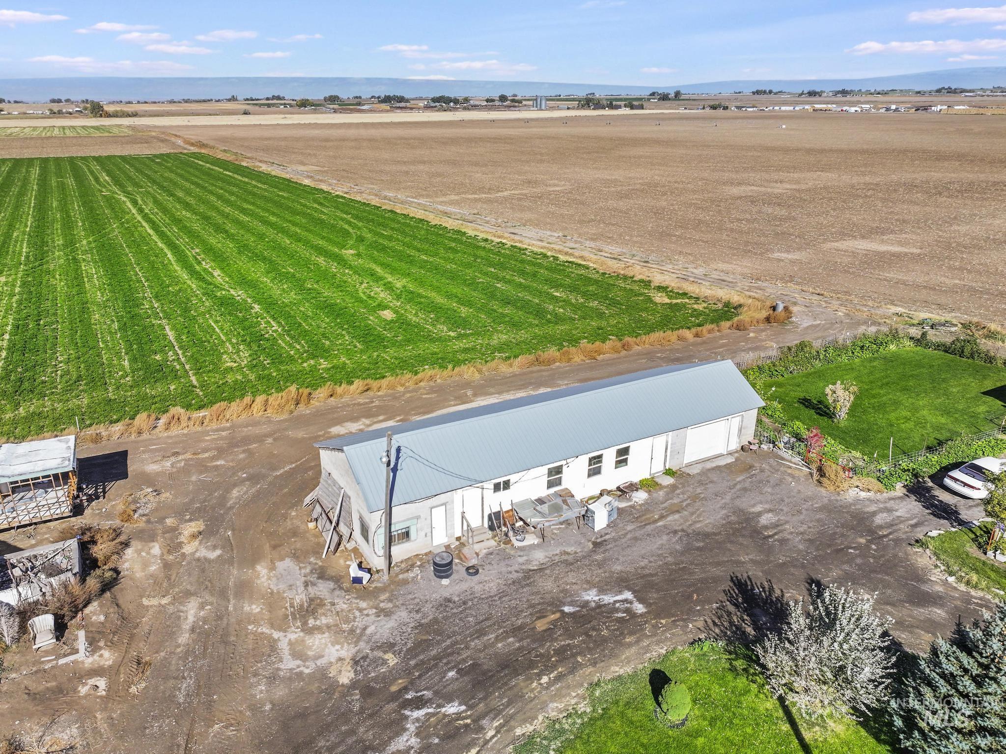 View of rural area with extensive farmland