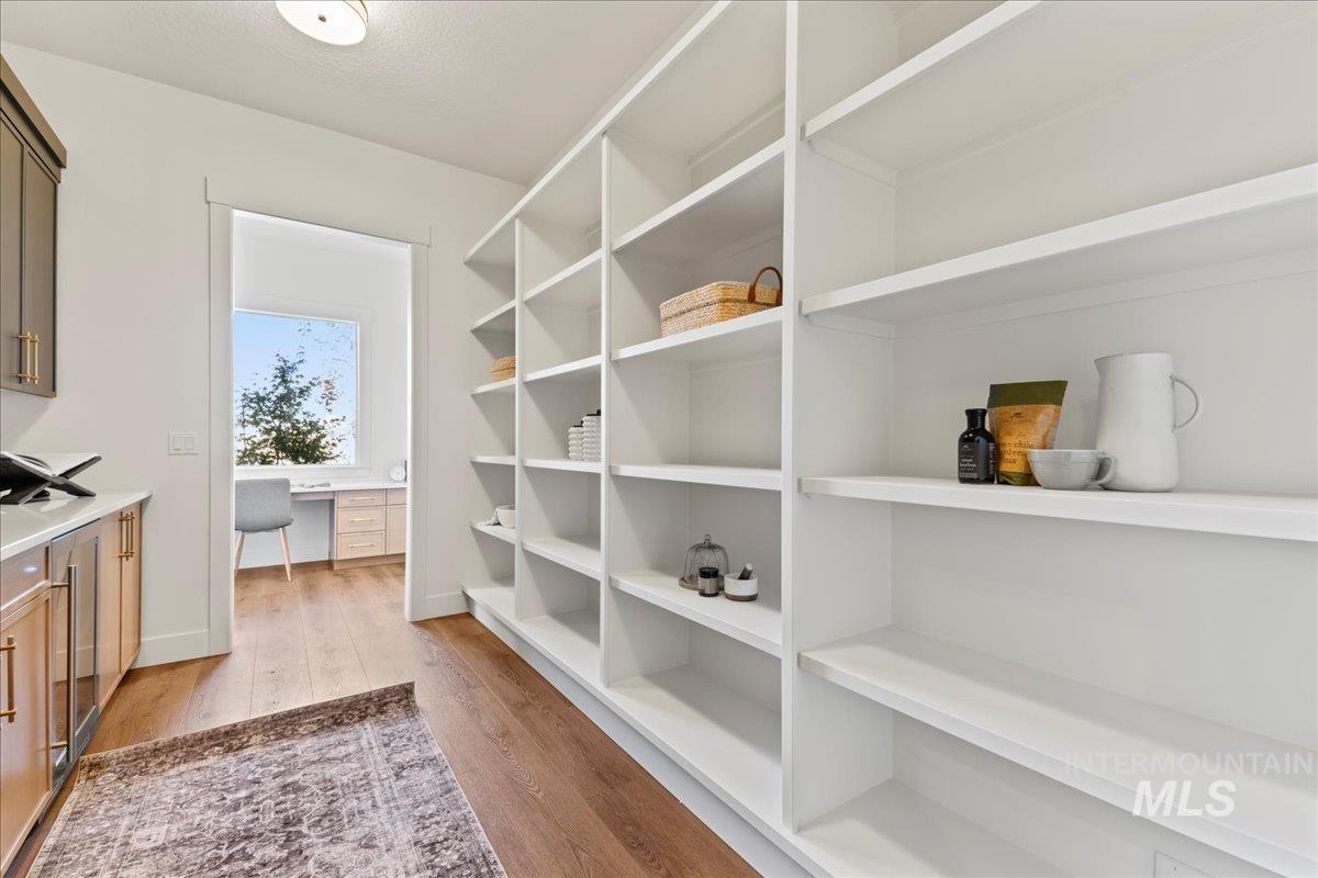 Pantry with wine cooler