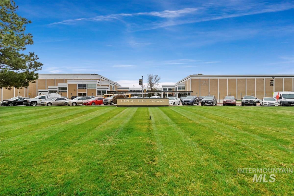 View of grassy yard