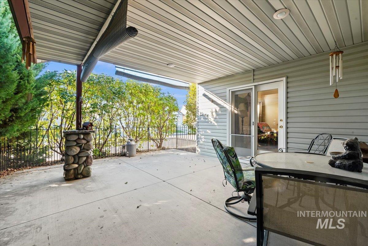 View of patio / terrace featuring outdoor dining area