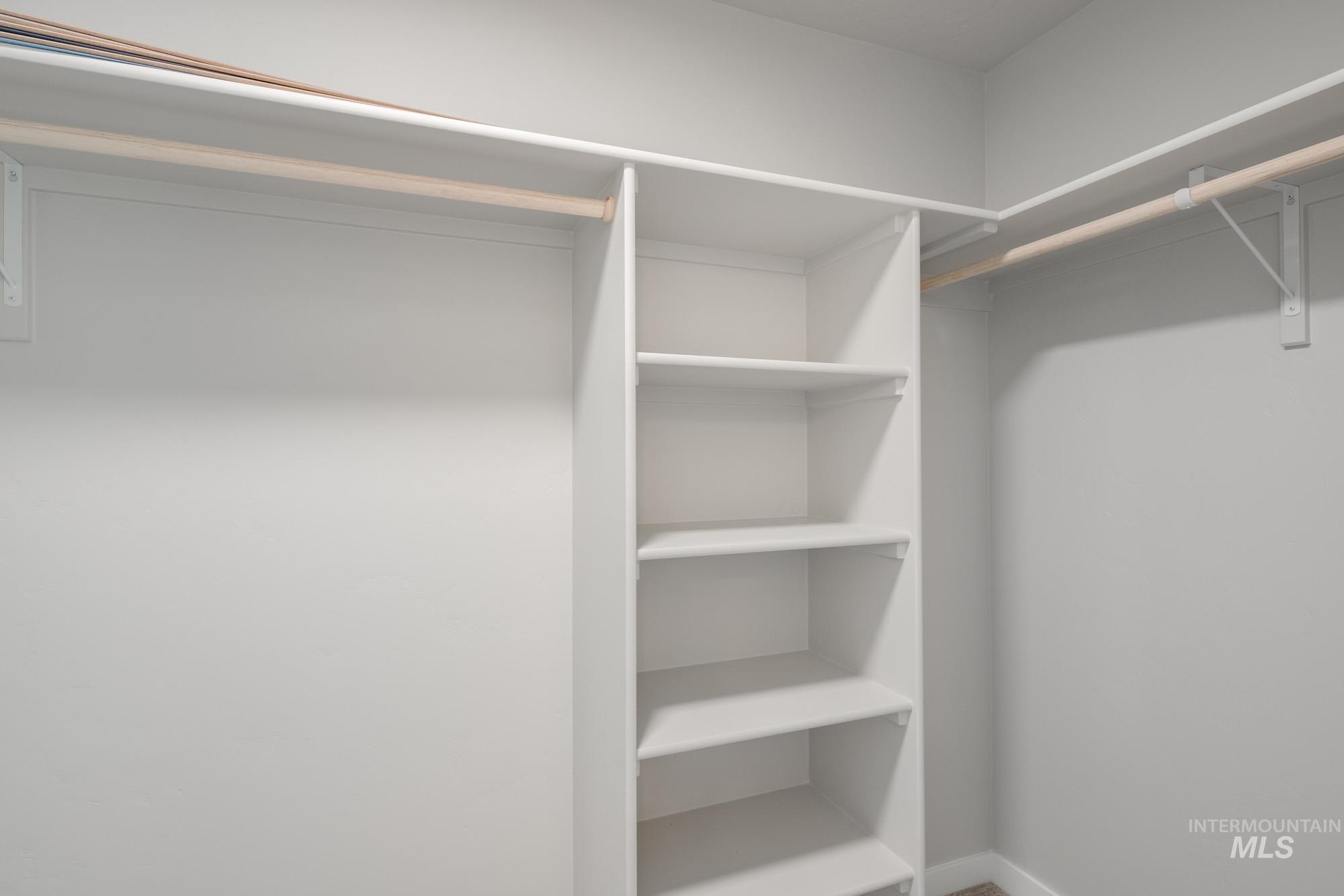 View of spacious closet