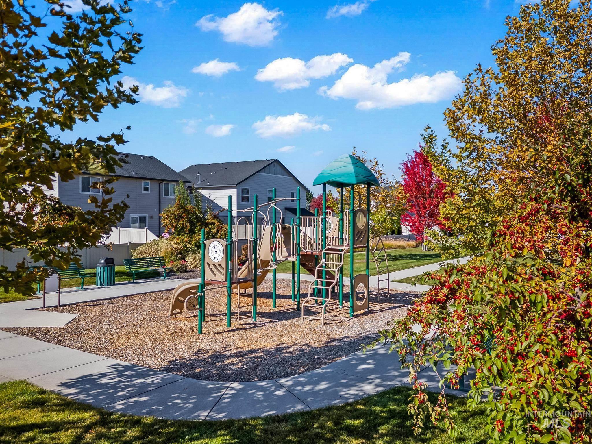 View of community jungle gym