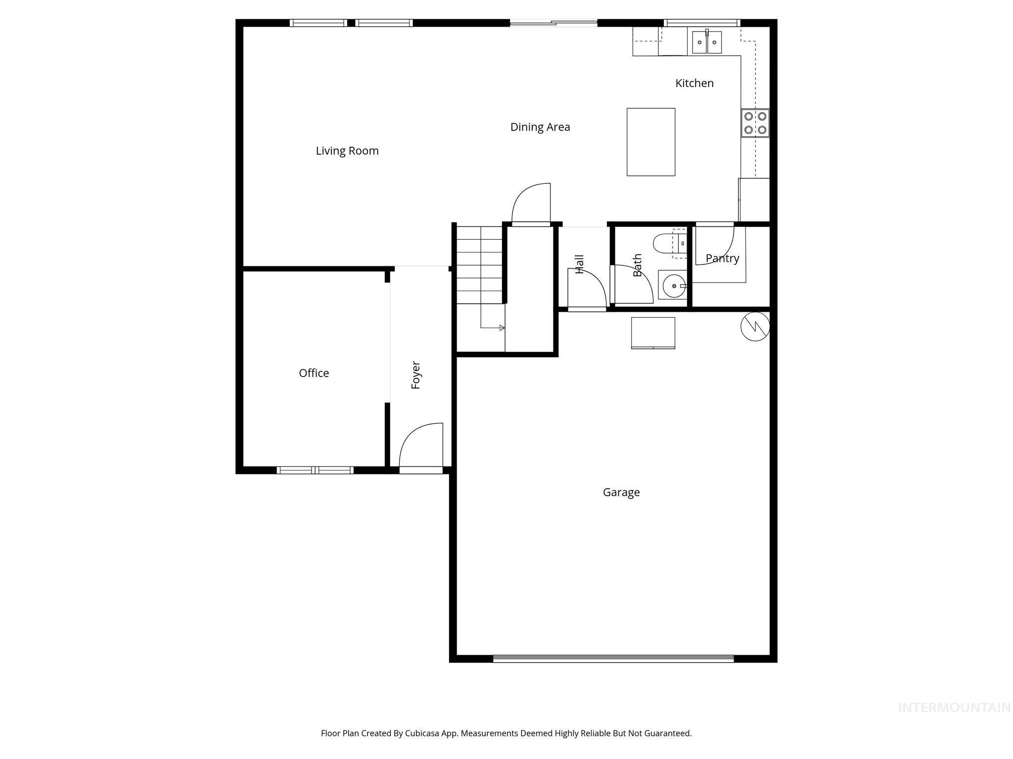View of room layout