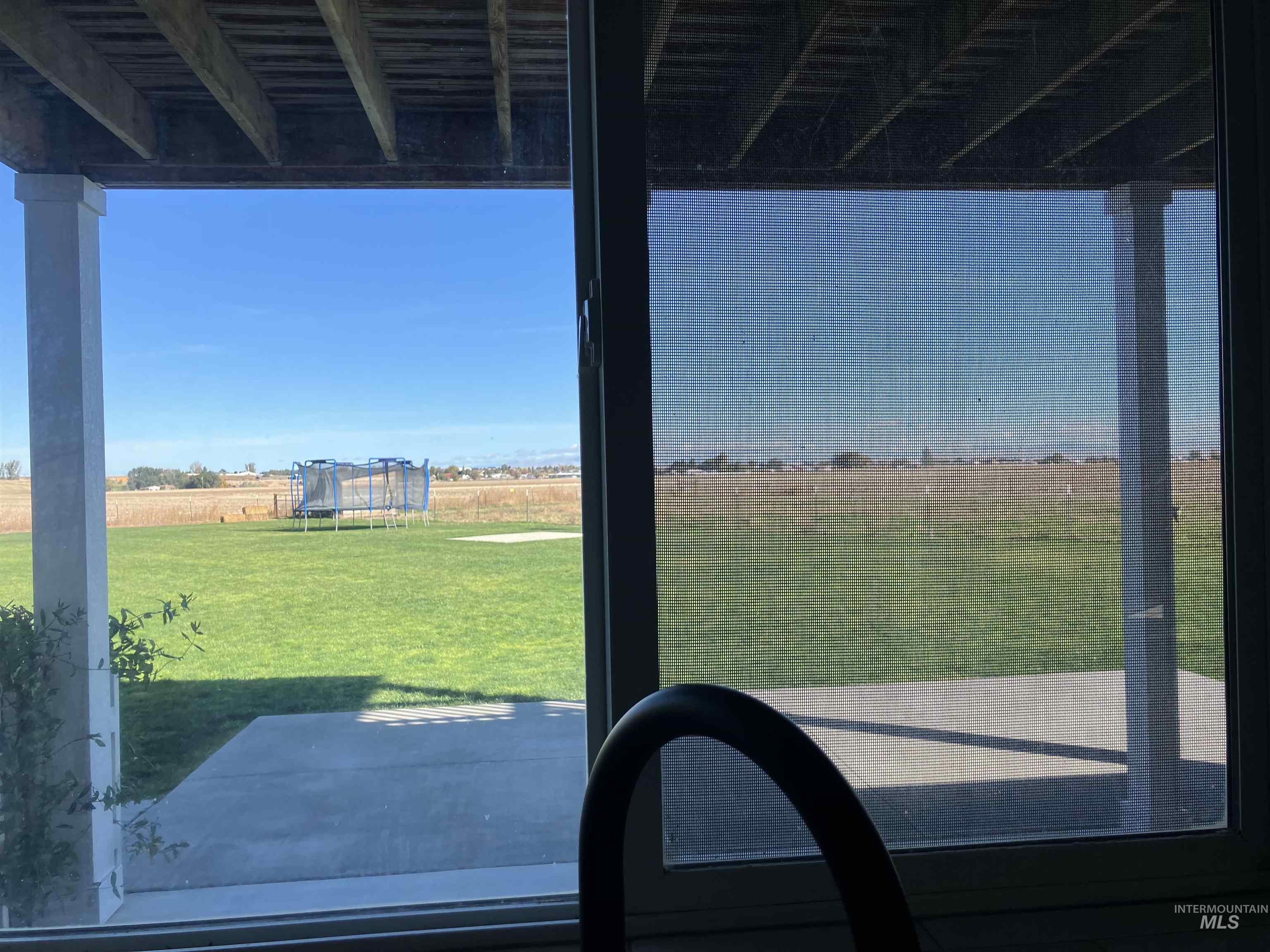 Detailed view of a view of countryside