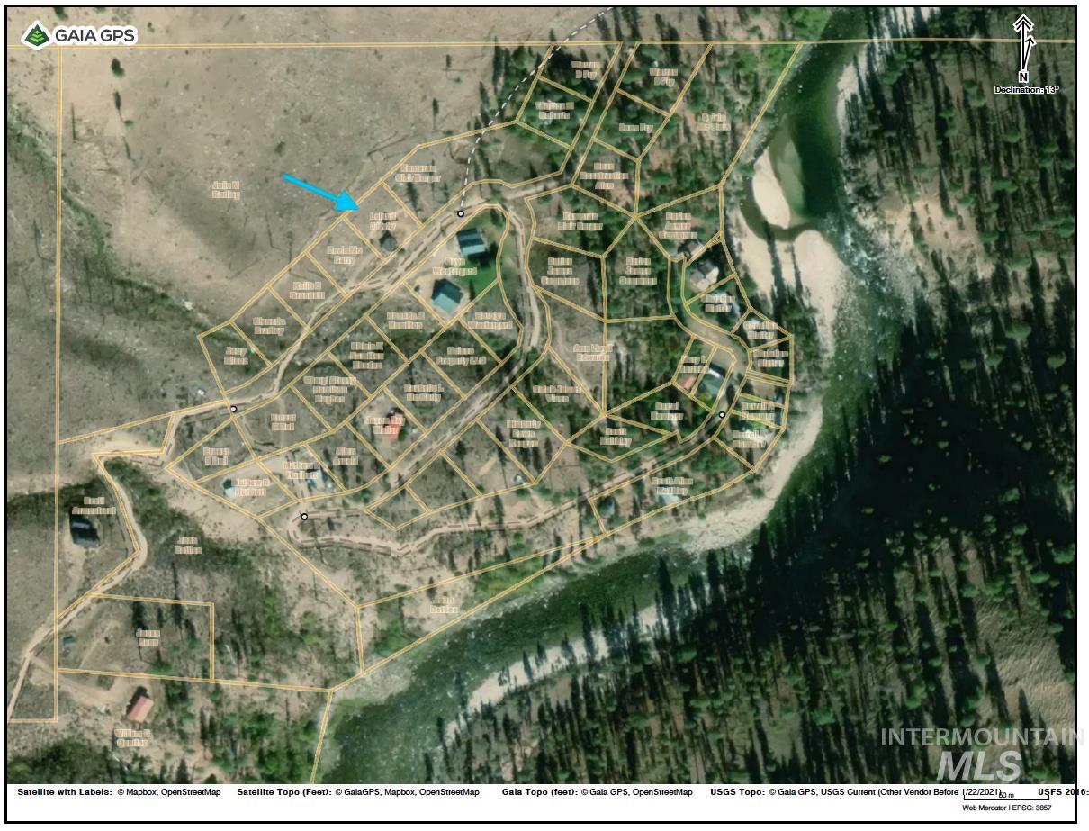 Aerial view of property's location