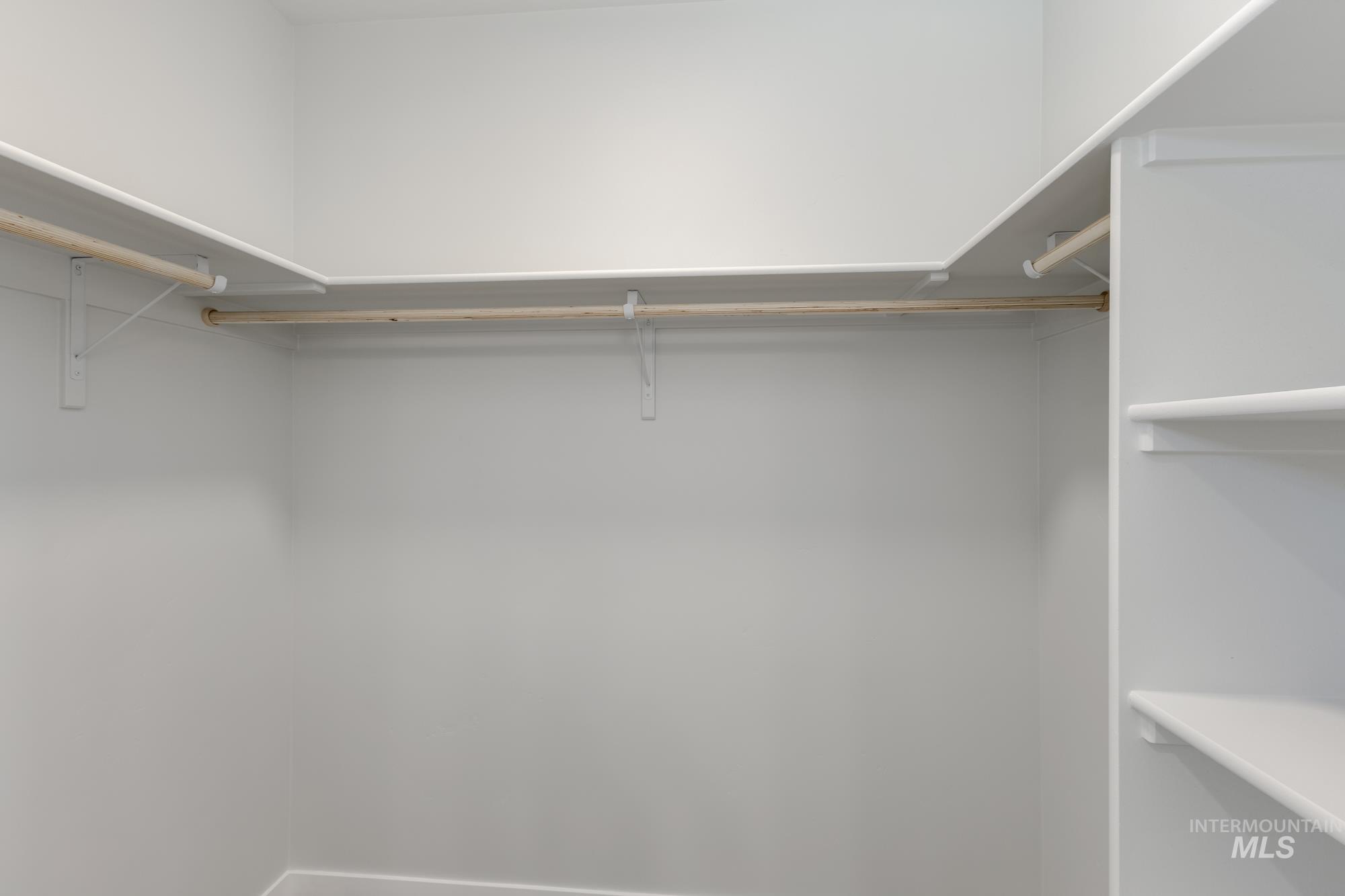 View of spacious closet