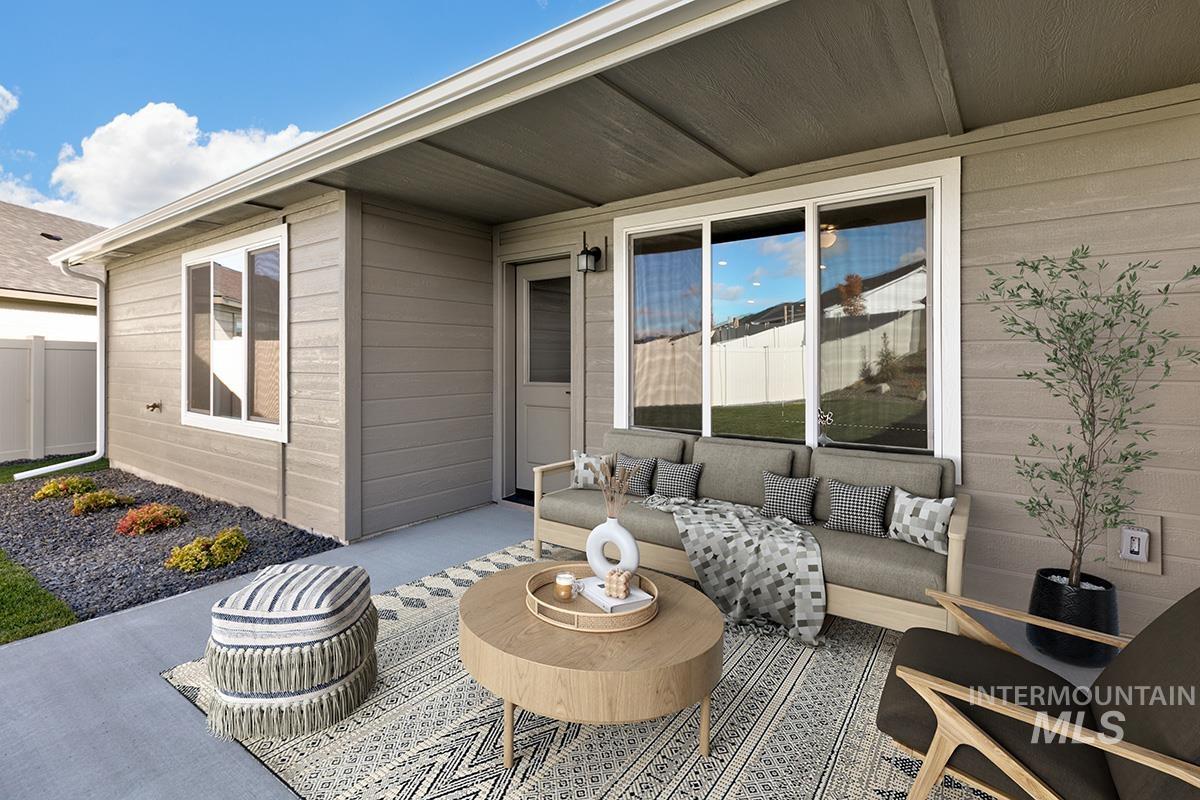 View of patio / terrace with an outdoor hangout area