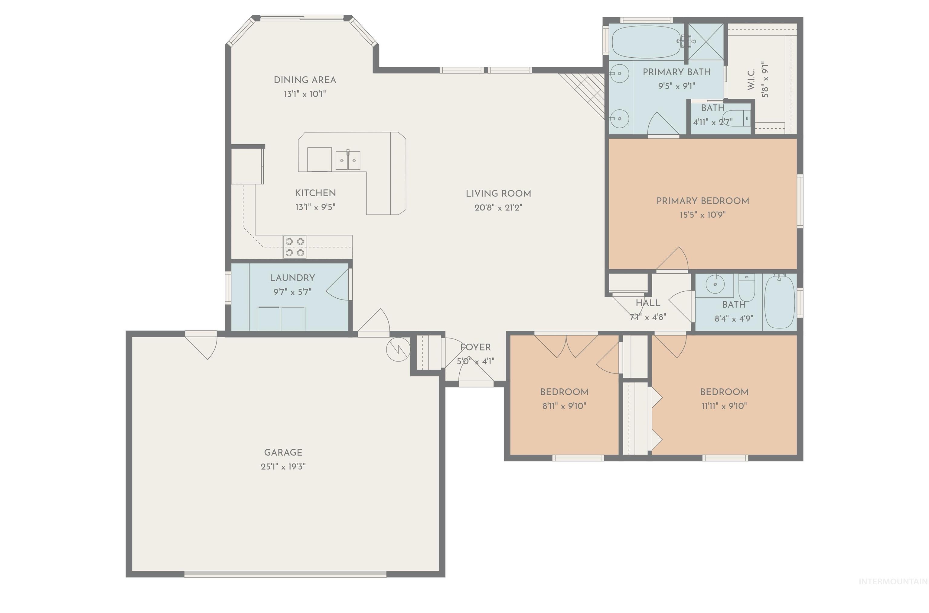 1200 N Clara Ave, Meridian, Idaho 83642, 3 Bedrooms, 2 Bathrooms, Residential For Sale, Price $384,950, 98965393