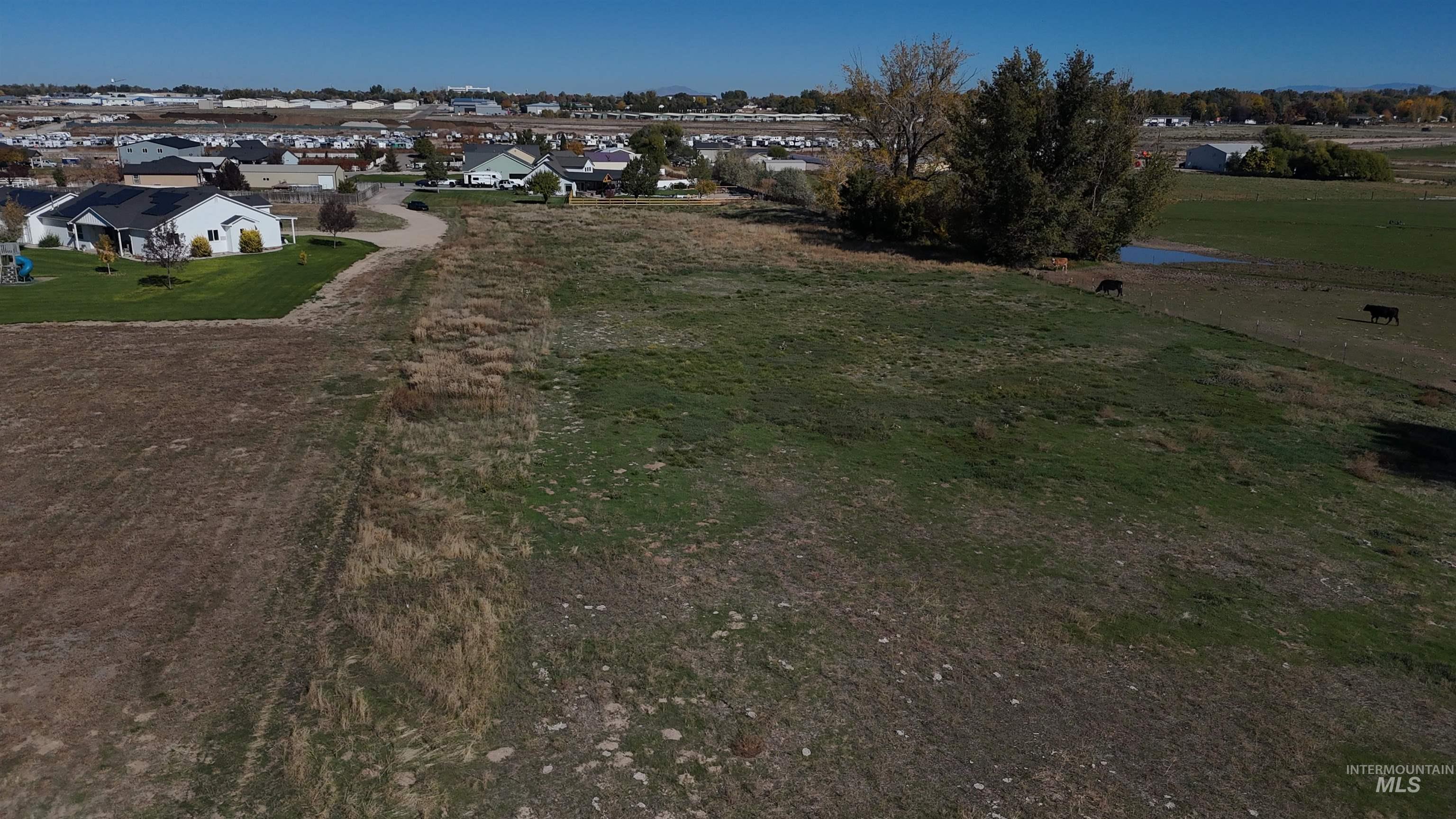 Aerial view of property's location