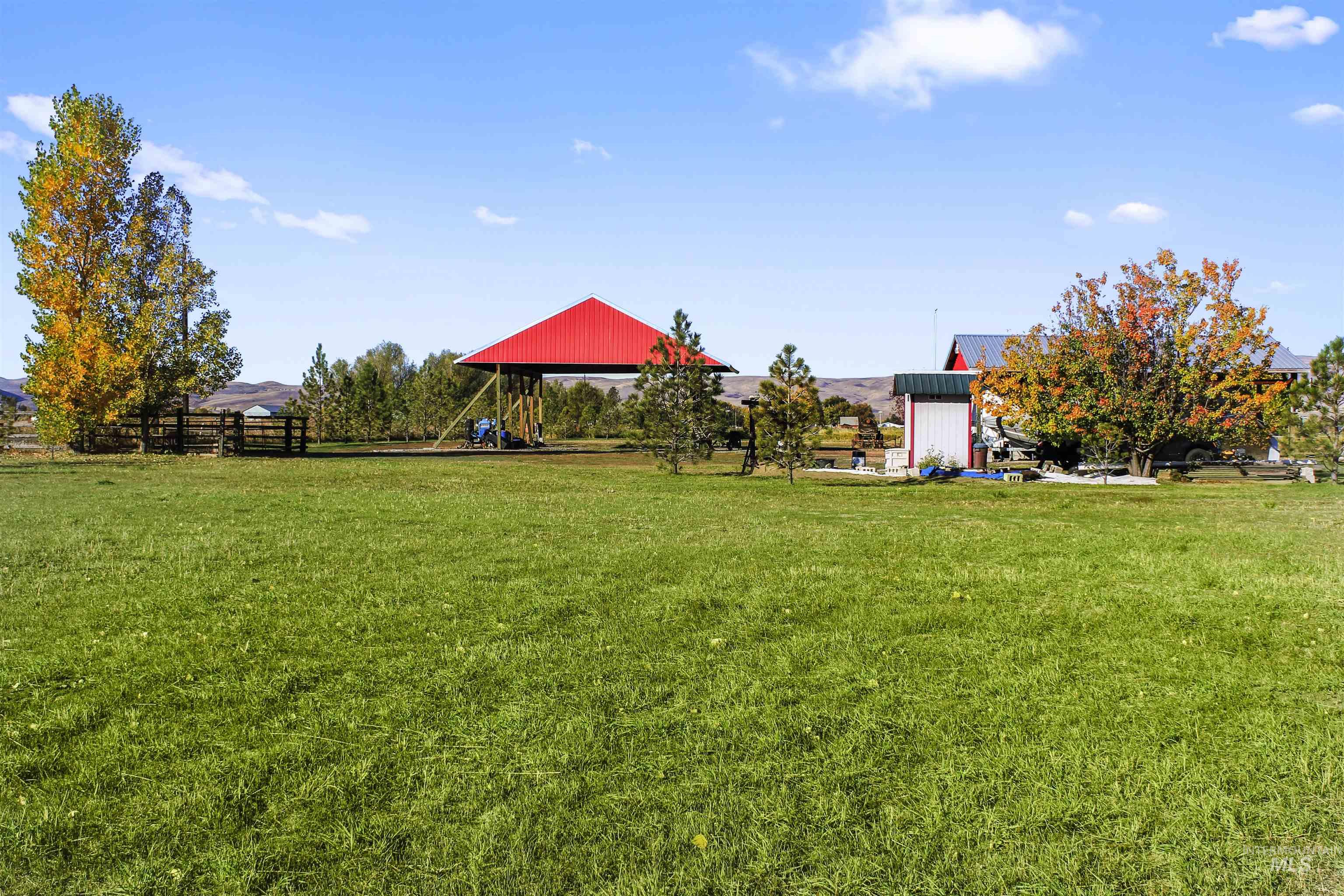 View of yard with a playground